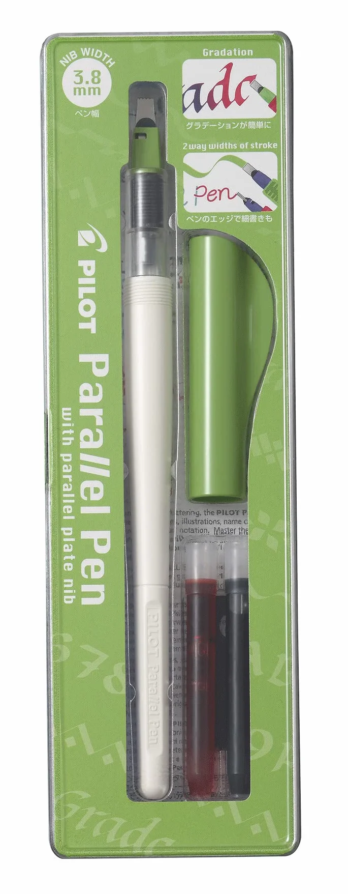 Pilot FP3-38 długopis równoległy 3,8 mm (1 sztuka), zielony