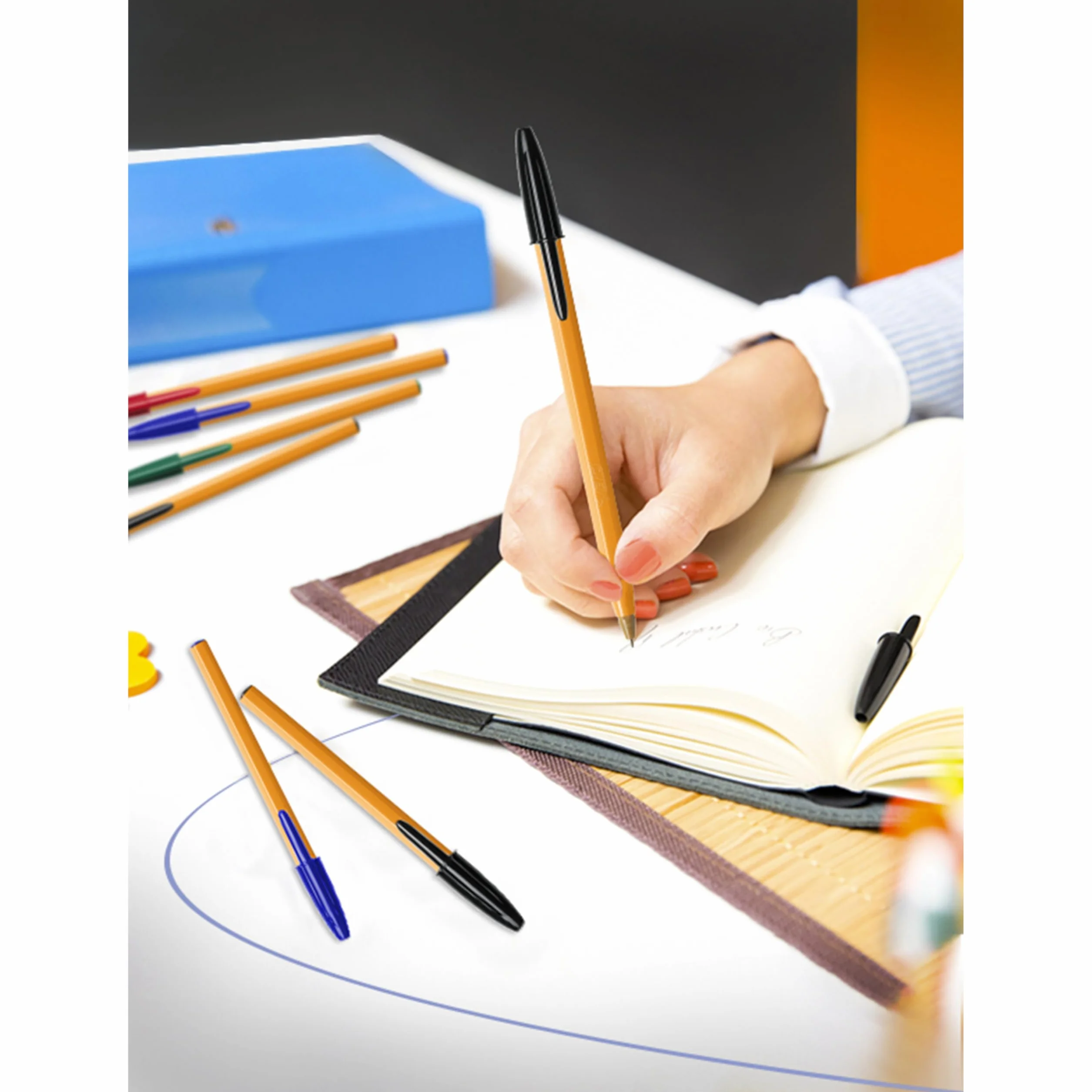 BIC Orange Original Fine Długopis czarny Pudełko 20 szt