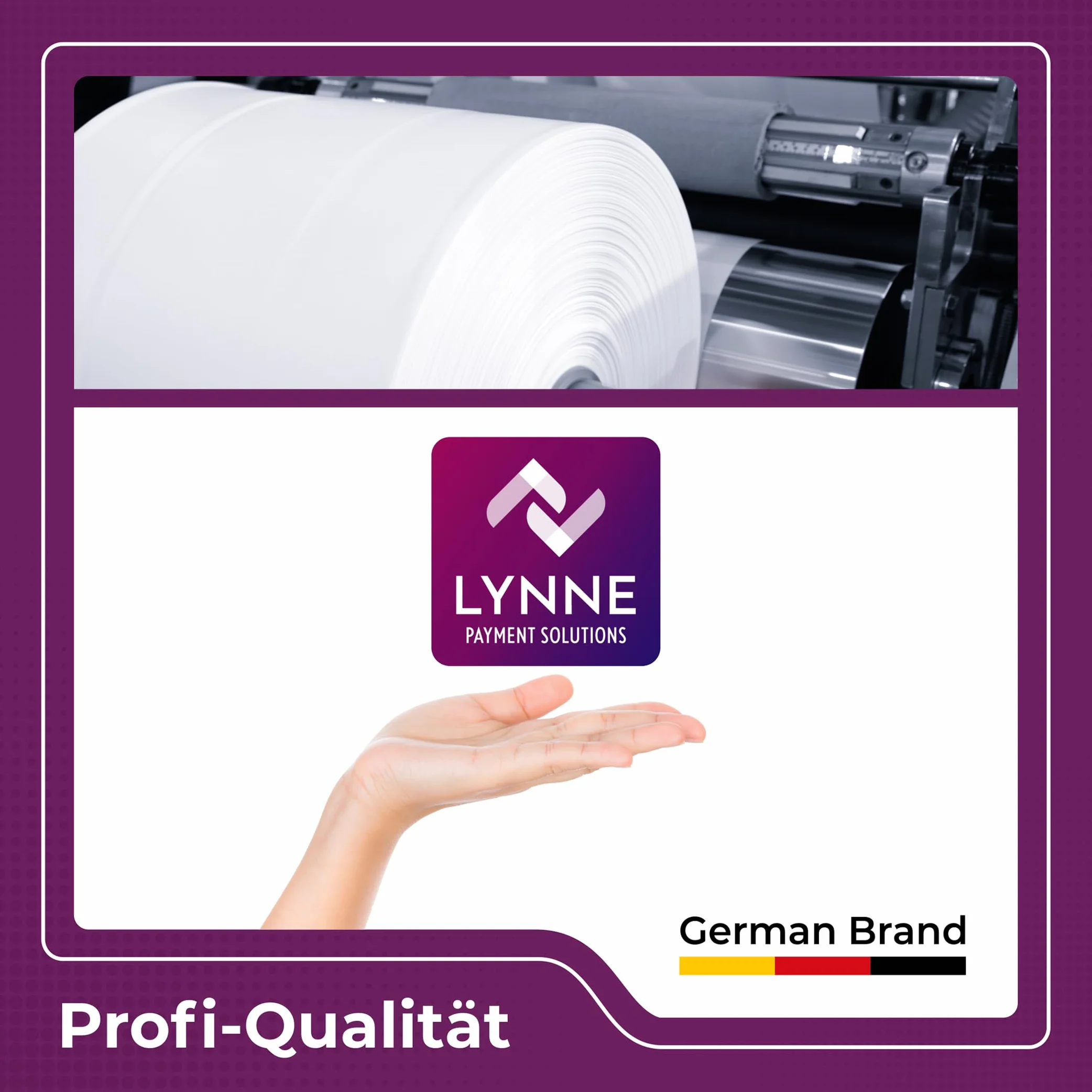 Rolki termiczne 80 mm x 40 mm x 12 mm papier do kasy fiskalnej Lynne