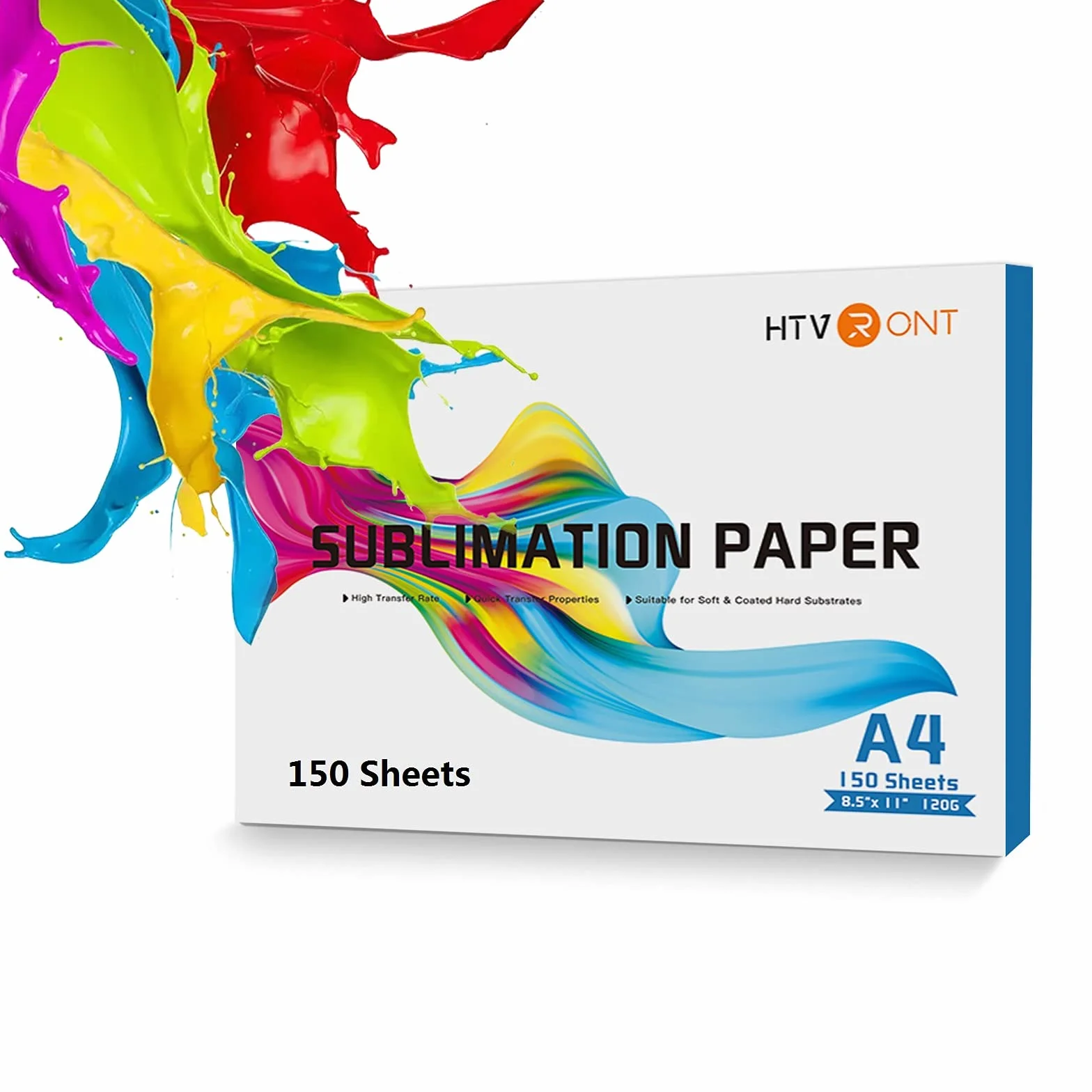 HTVRONT Papier sublimacyjny 21,5 x 28 cm 150 arkuszy 120 g/m²