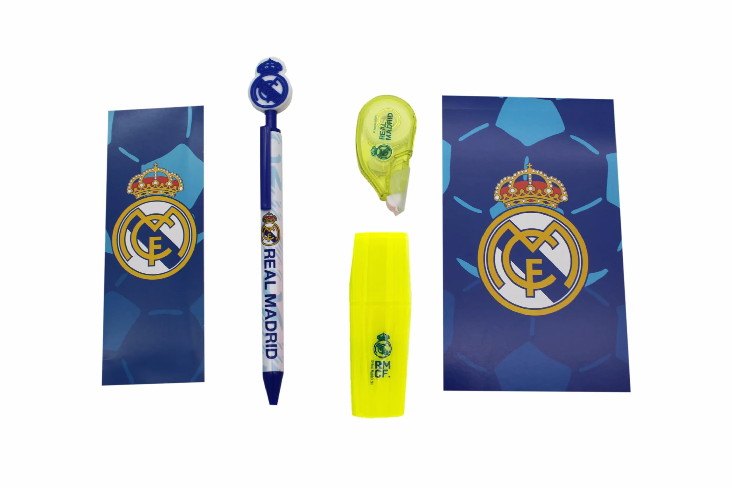 Real Madrid Zestaw Papeterii Biały Oficjalny Produkt