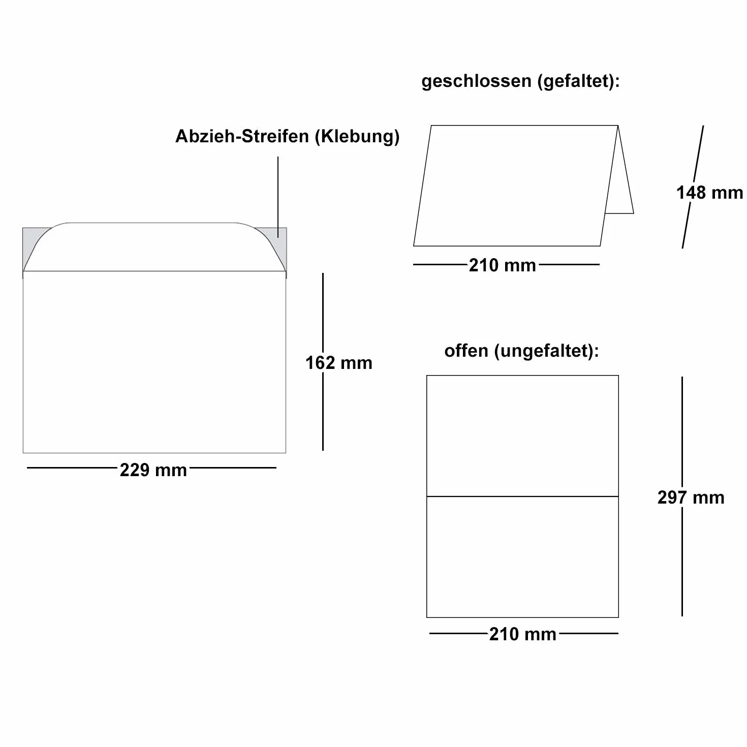 ARTOZ NORDANA zestaw kartek składanych z kopertami DIN C5 - różowy glow - 300 g/m² - 14,8 x 21 cm - błyszczący papier