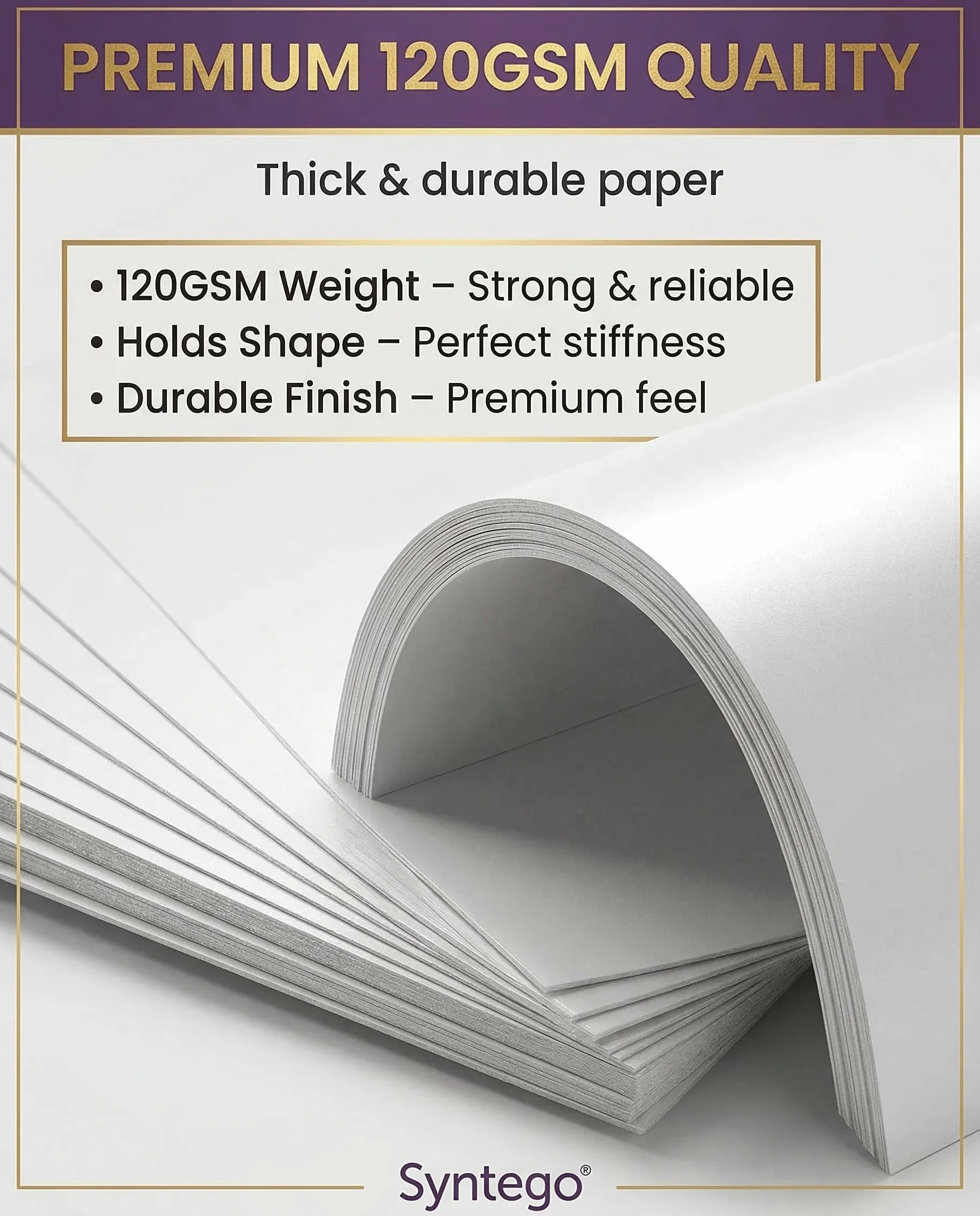 Papier satynowy biały, rozmiar A4, dwustronny, perłowy, 120 g/m2, nadaje się do drukarek atramentowych i laserowych, 20 ark