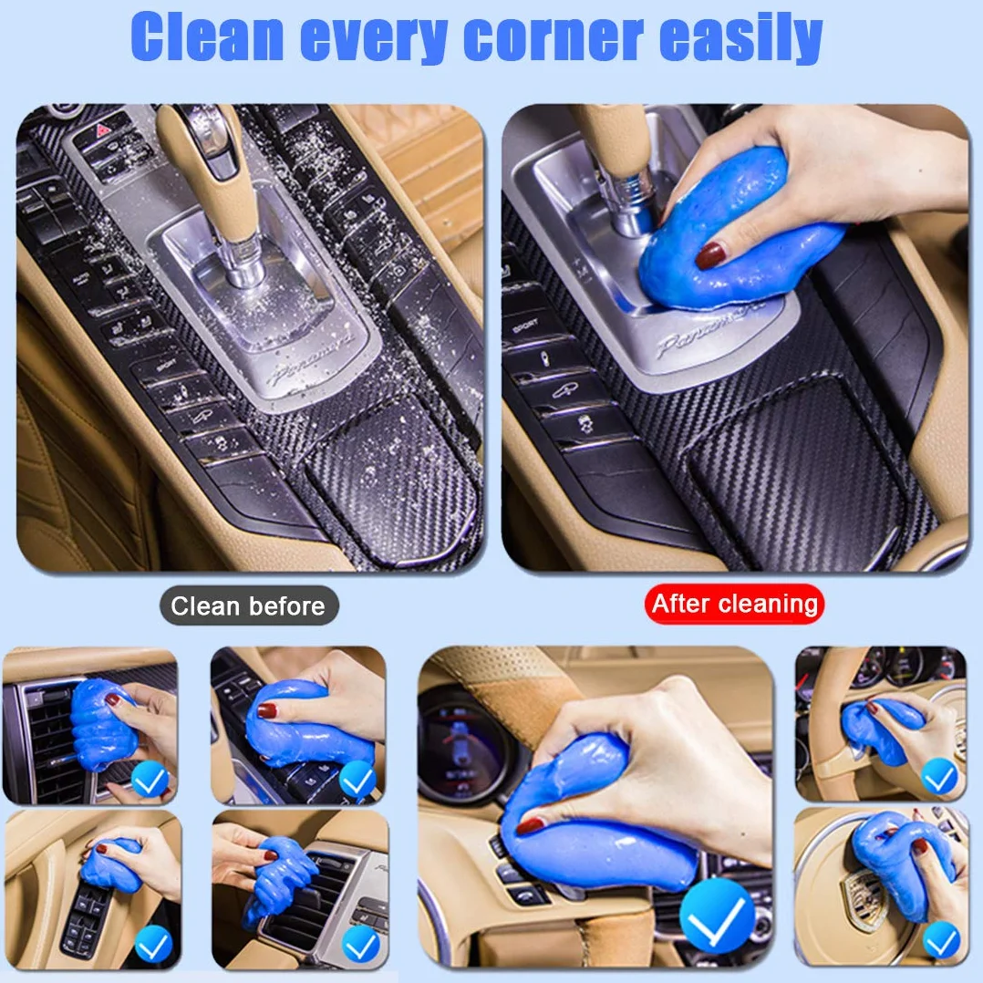 2 sztuki do czyszczenia klawiatury, żel do czyszczenia, keyboard, czyszczenie klawiatury, super czyste, płyn do czyszczenia samochodu, żel do czyszczenia, do PC, tabletów, laptopów, klawiatur, wentylatorów samochodowych, drukarek, kalkulatorów