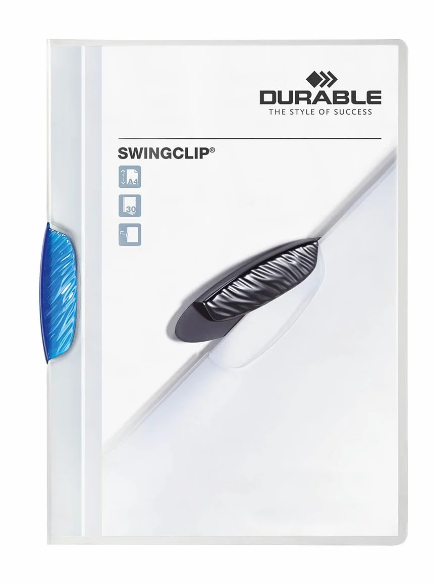 Skoroszyt zaciskowy Swingclip 228400, 5 sztuk, różne kolory