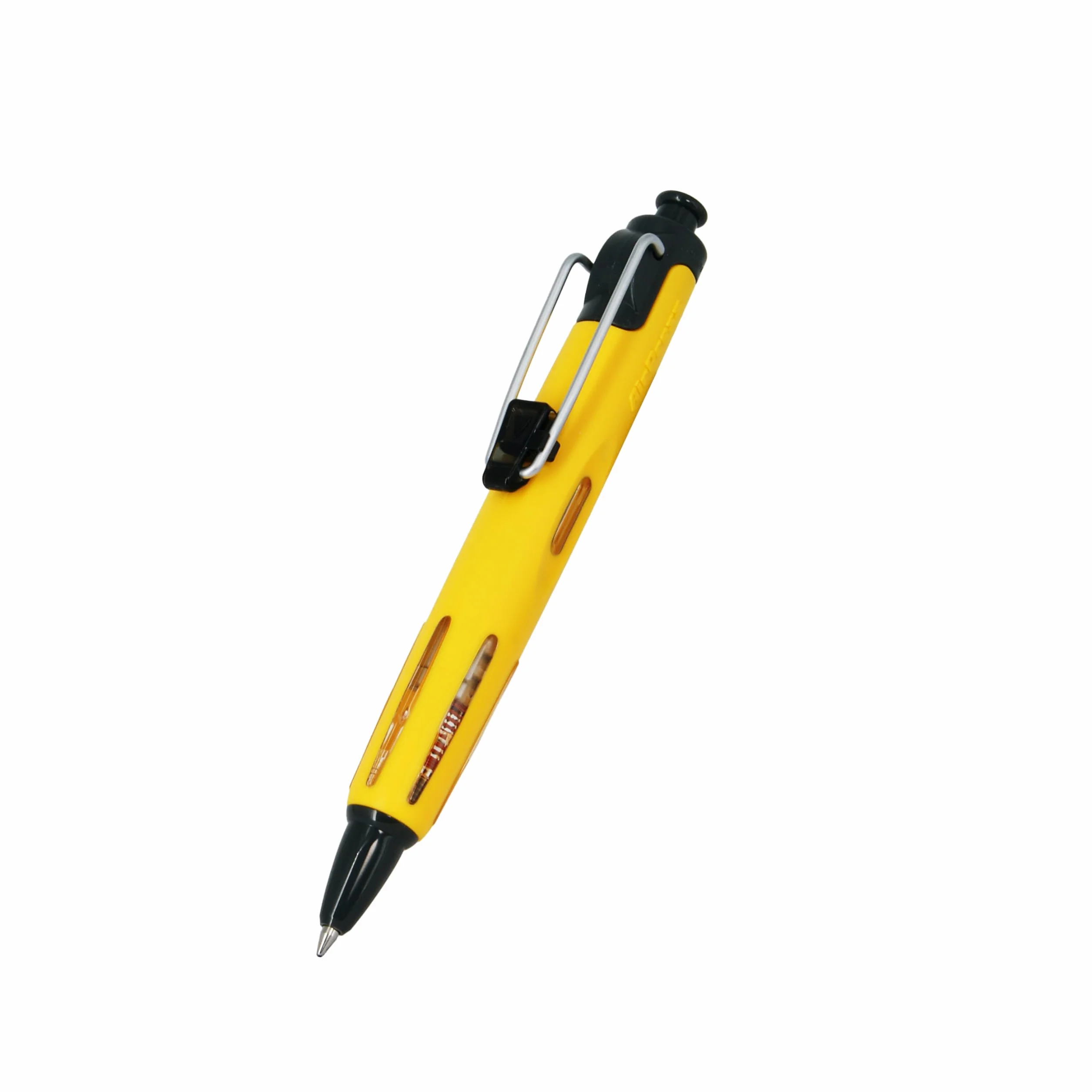 Tombow BC-AP52-B długopis AirPress Pen z technologią sprężonego powietrza, żółty, 1 sztuka (1 opakowanie)