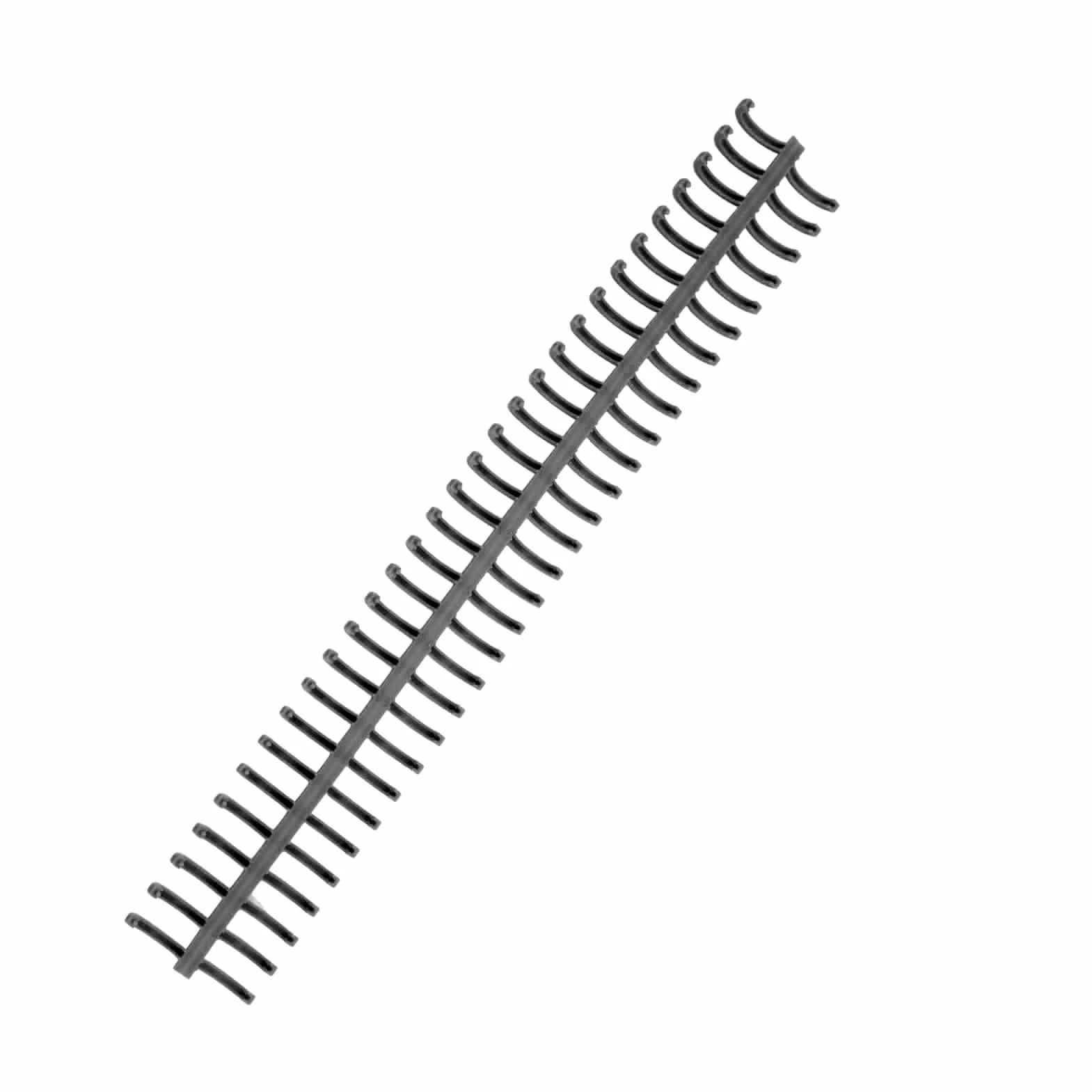 Cewka do Oprawy Spiralnej 16mm 30 Otworów 130 Arkuszy z Plastikowymi Grzbietami (BLACK)