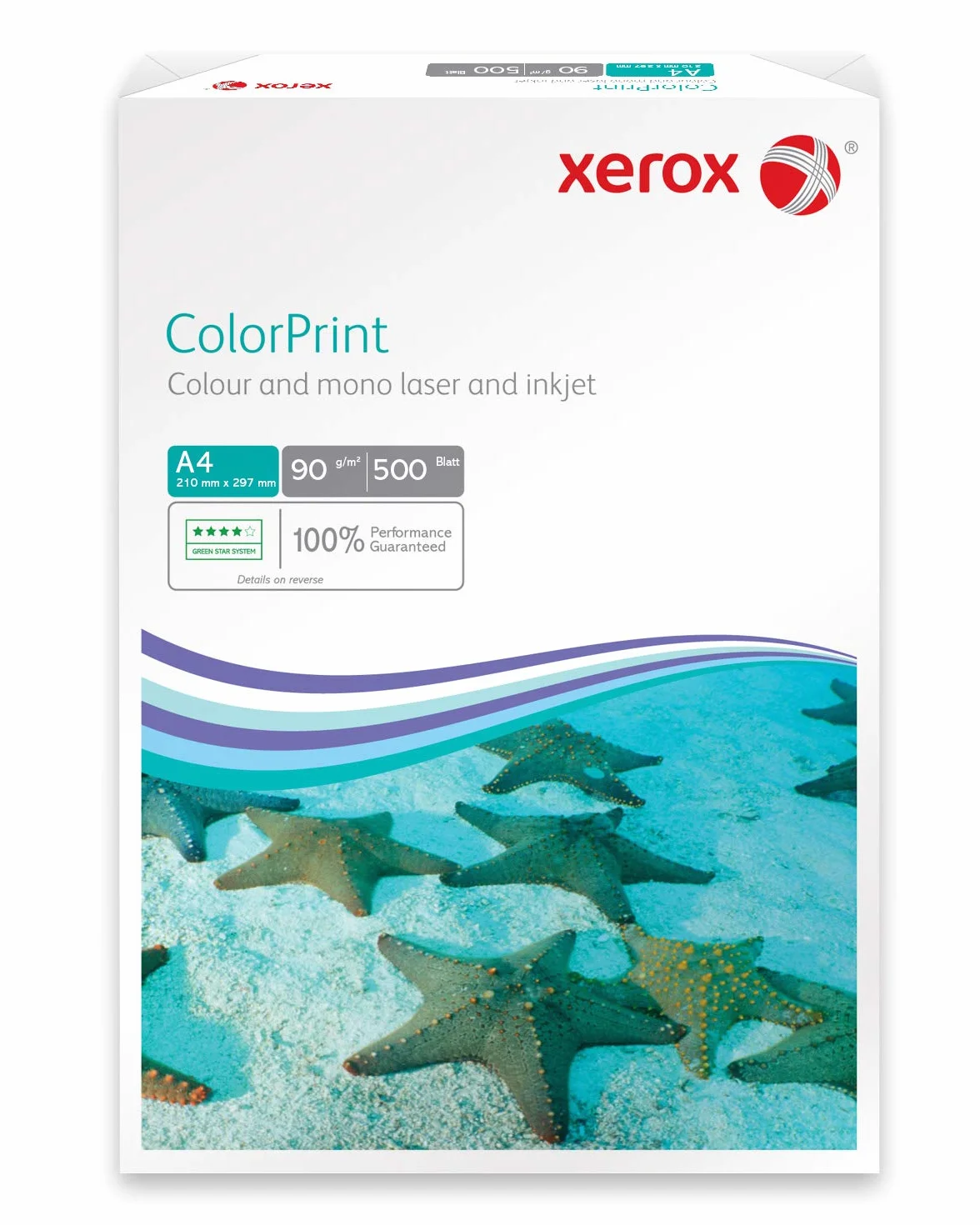 Xerox kolorowy papier laserowy DIN A4 90 g/m² 500 arkuszy biały
