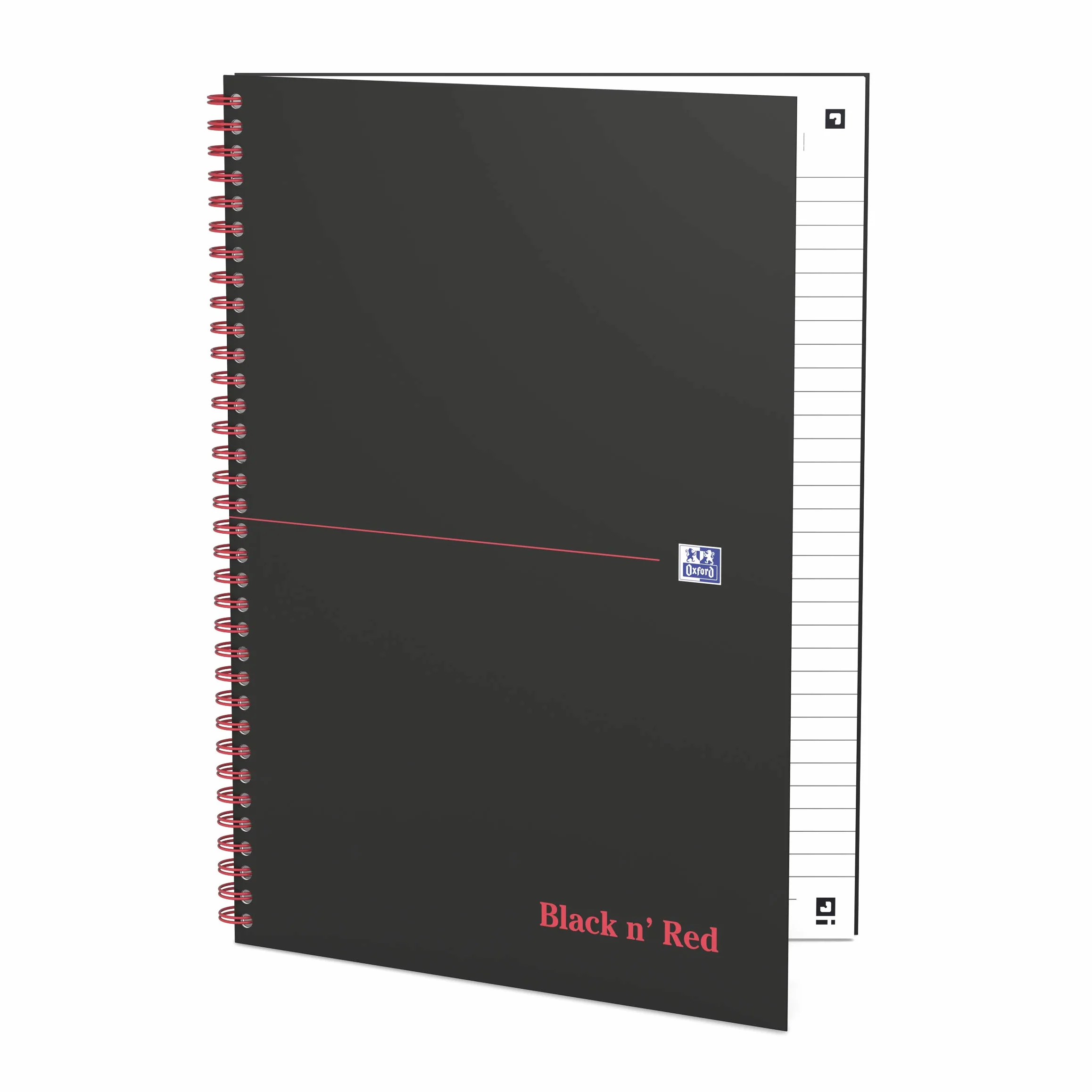 Kolobrulion A4 Black n' Red w linie 140 kartek