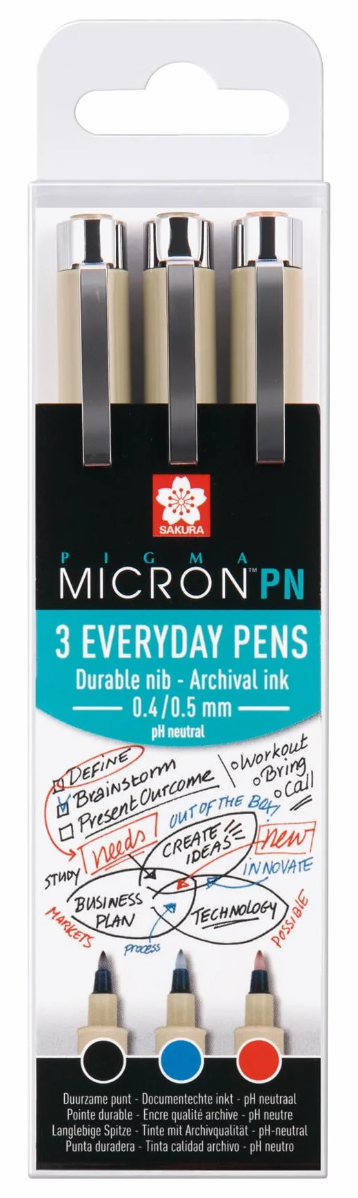 SAKURA Pigma Micron PN 3 długopisy do pisania