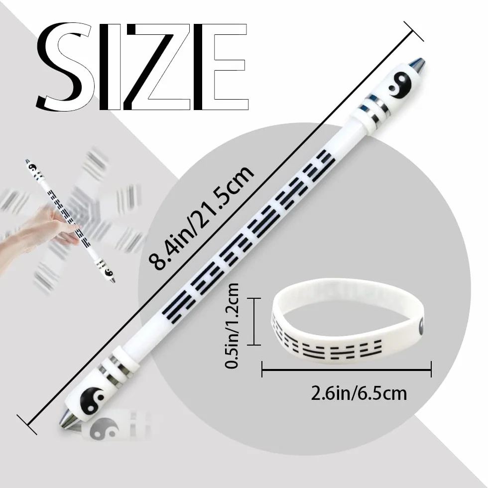 Obrotowy długopis metalowy antypoślizgowy 21,5 cm biały