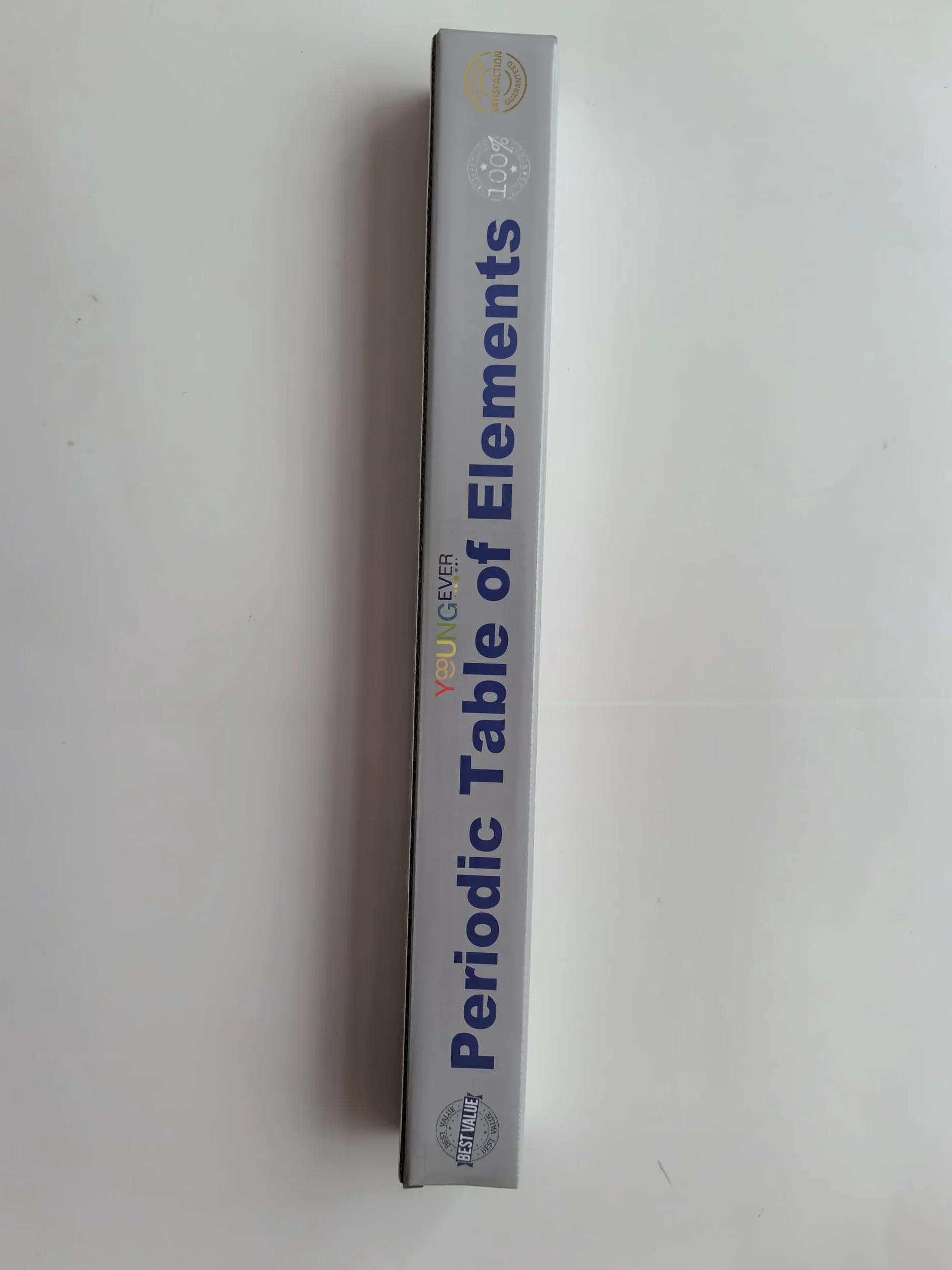 Youngever Układ okresowy laminowane plakaty edukacyjne dla małych dzieci, plakaty dydaktyczne, plakaty w klasie (60 cm x 45 cm)
