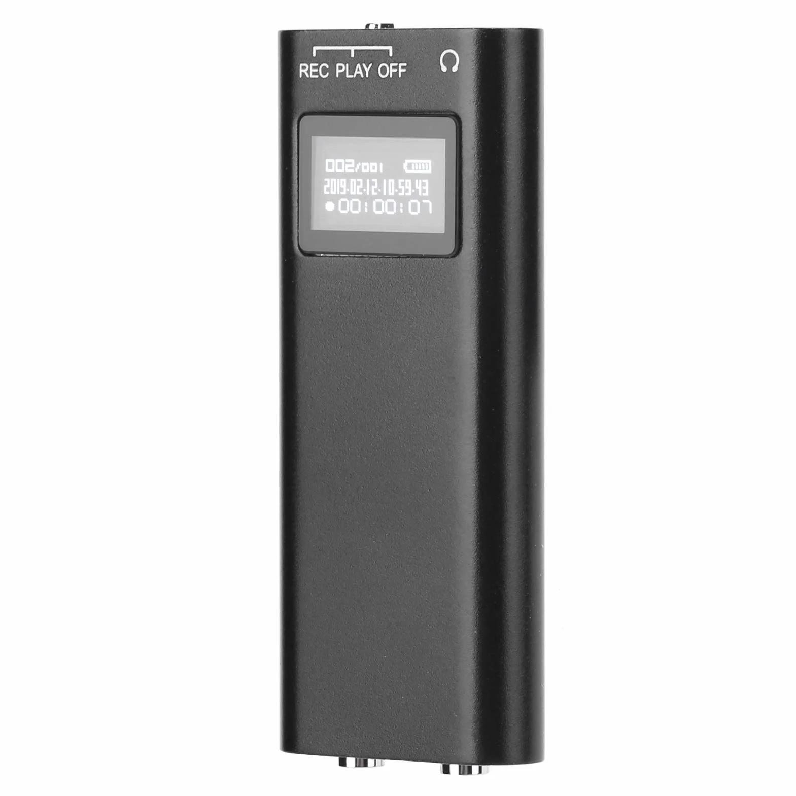 03 Cyfrowy dyktafon głosowy, mini rejestrator audio, mały rozmiar i lekki dla studentów dorosłych (32 GB)