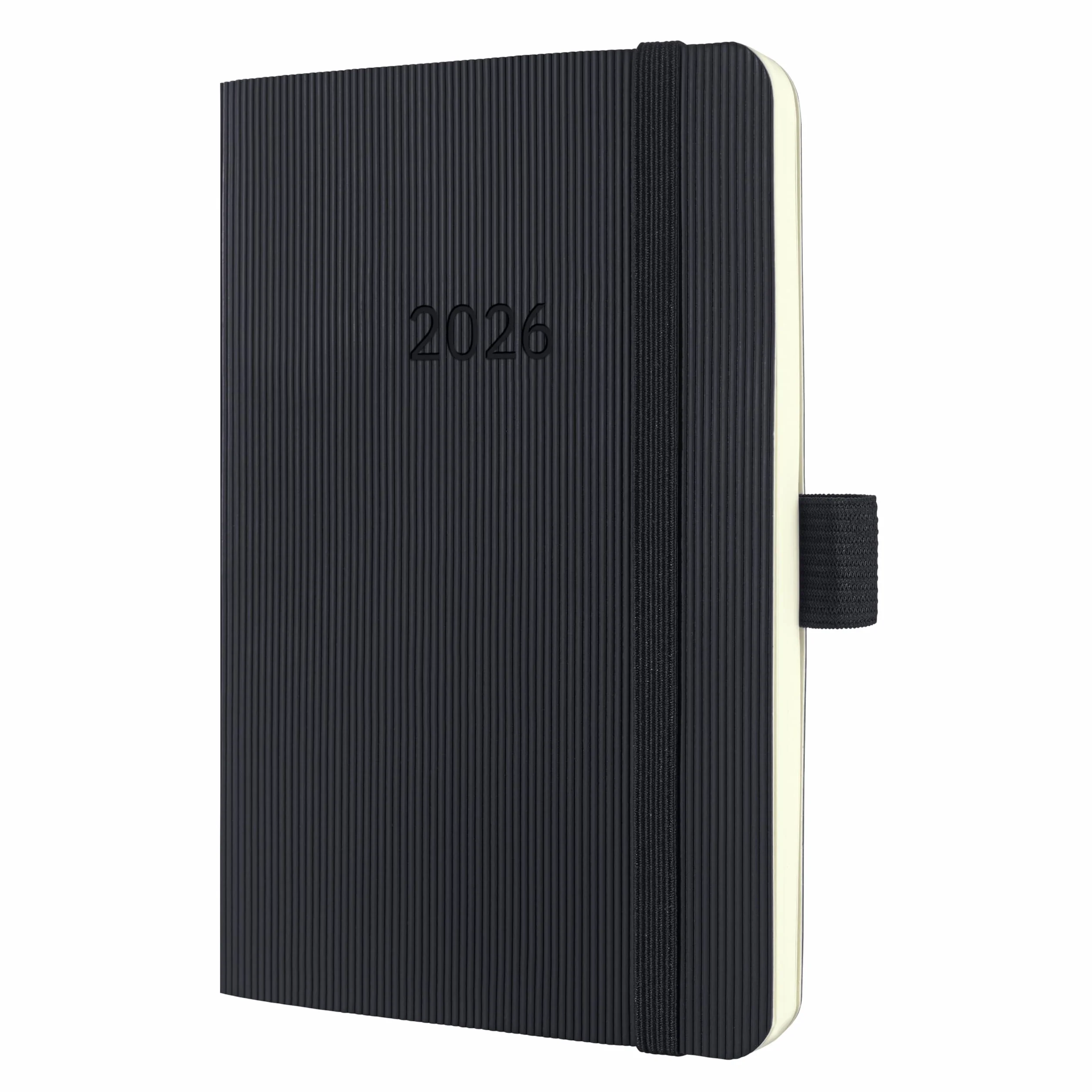 SIGEL C2625 Wochennotiz-Kalender Conceptum 2026, ca. A6, , schwarz: Agenda Conceptum, Classic, Softcover