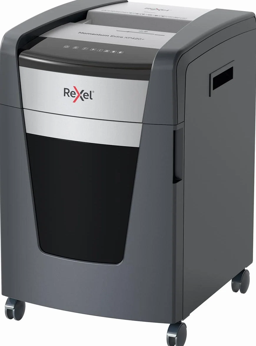Rexel Niszczarka do Papieru Momentum Extra XP420+, P-4, 21 kartek, 60L