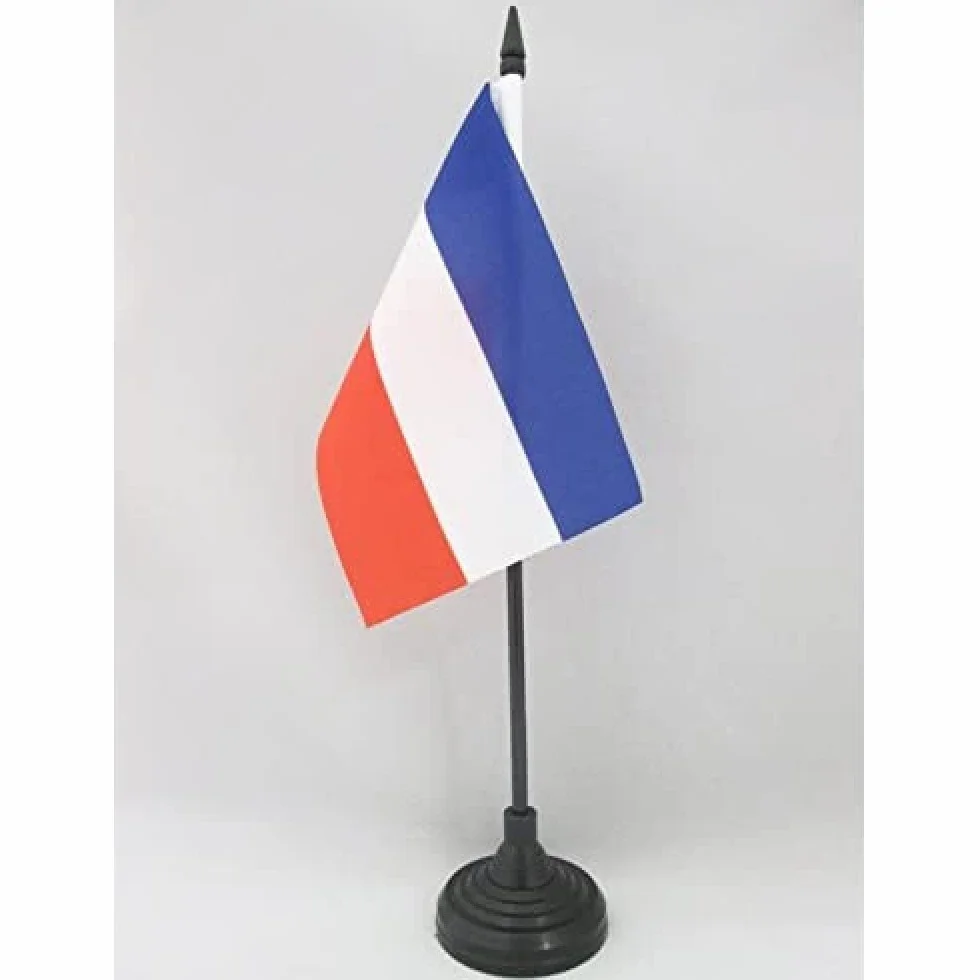 Drapeau de Table République Fédérale de Yougoslavie, 15cm x 10cm