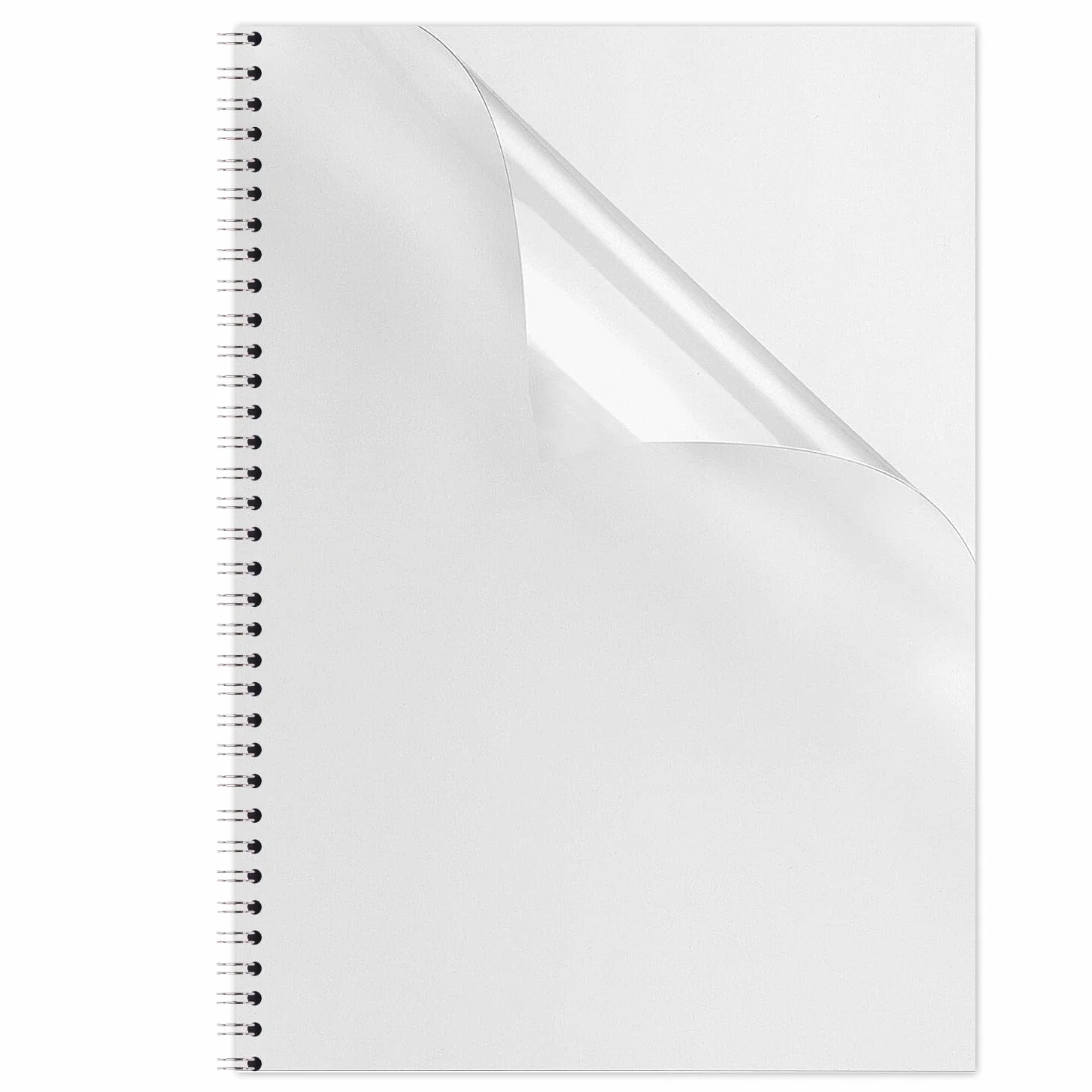 Albyco - Wire-O Segregator do Papieru - Do 65 Arkuszy - Segregatory A4 Papier, Segregator na Dokumenty, Grzbiety Druciane, Ringowy - 9,5 Milimetry | 3/8 Calan - 100 Sztuk - Biały