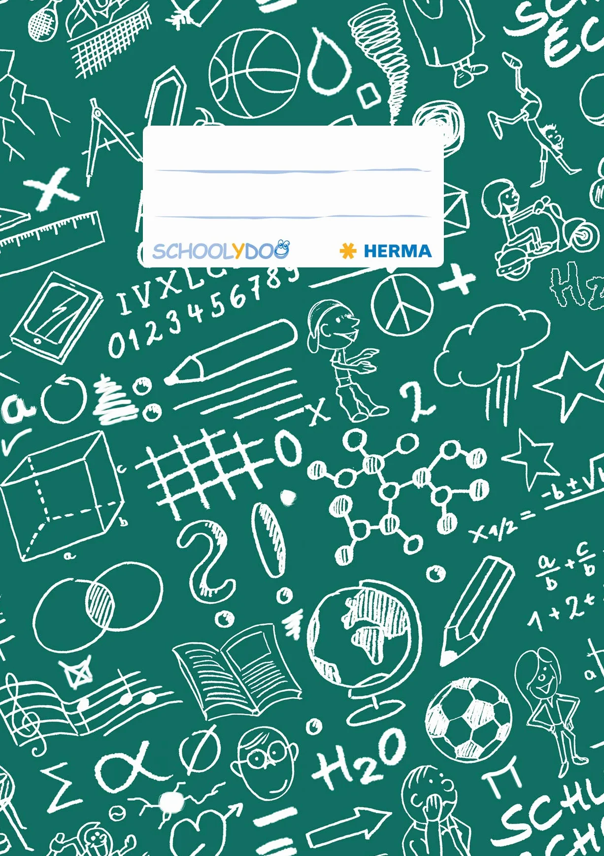 Herma Schoolydoo 20215 Okładki na Książki, Wielokolorowy, 5 x A5