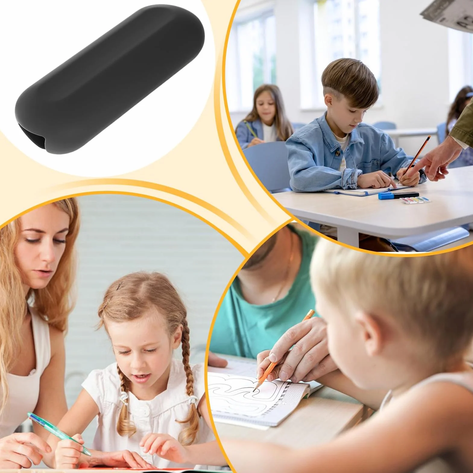 Ołówek obciążeniowy ergonomiczny 5 x 2 x 0,91 cm wspomagający pisanie do szkoły
