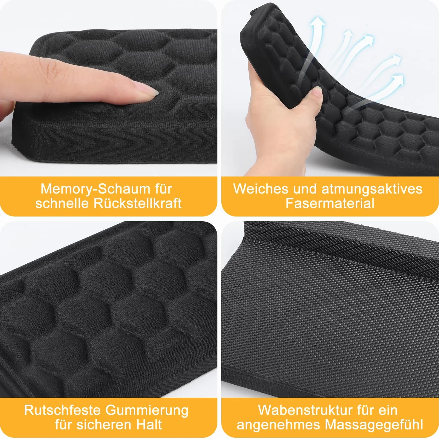 Podpórka pod nadgarstki, klawiatura w kształcie litery L, 2 sztuki, podkładka pod nadgarstek, 30 x 10 cm, podkładka pod nadgarstek, podkładka pod nadgarstek, podkładka pod nadgarstek, podkładka