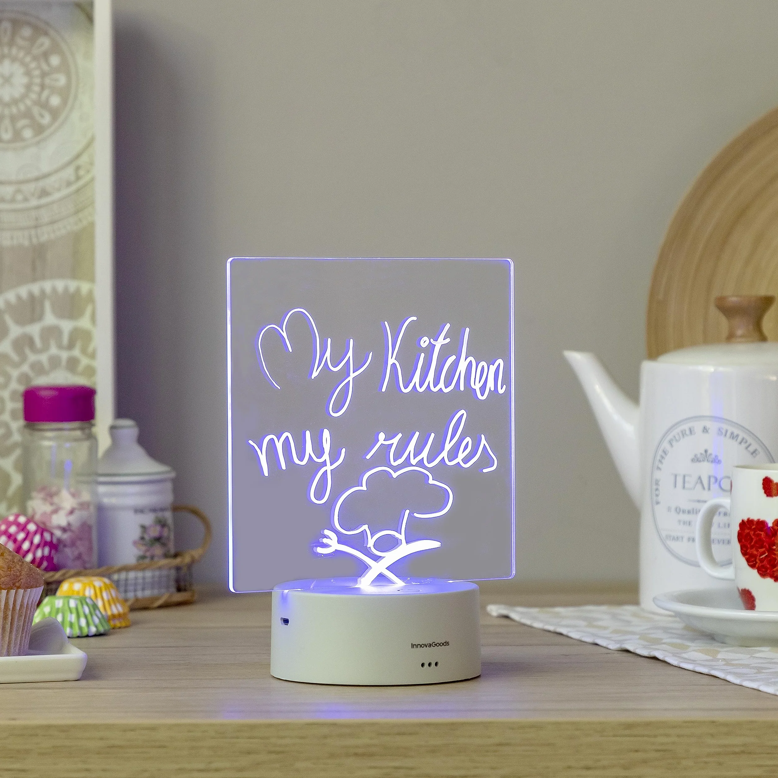 InnovaGoods Lemo Tablica LED na notatki i wiadomości