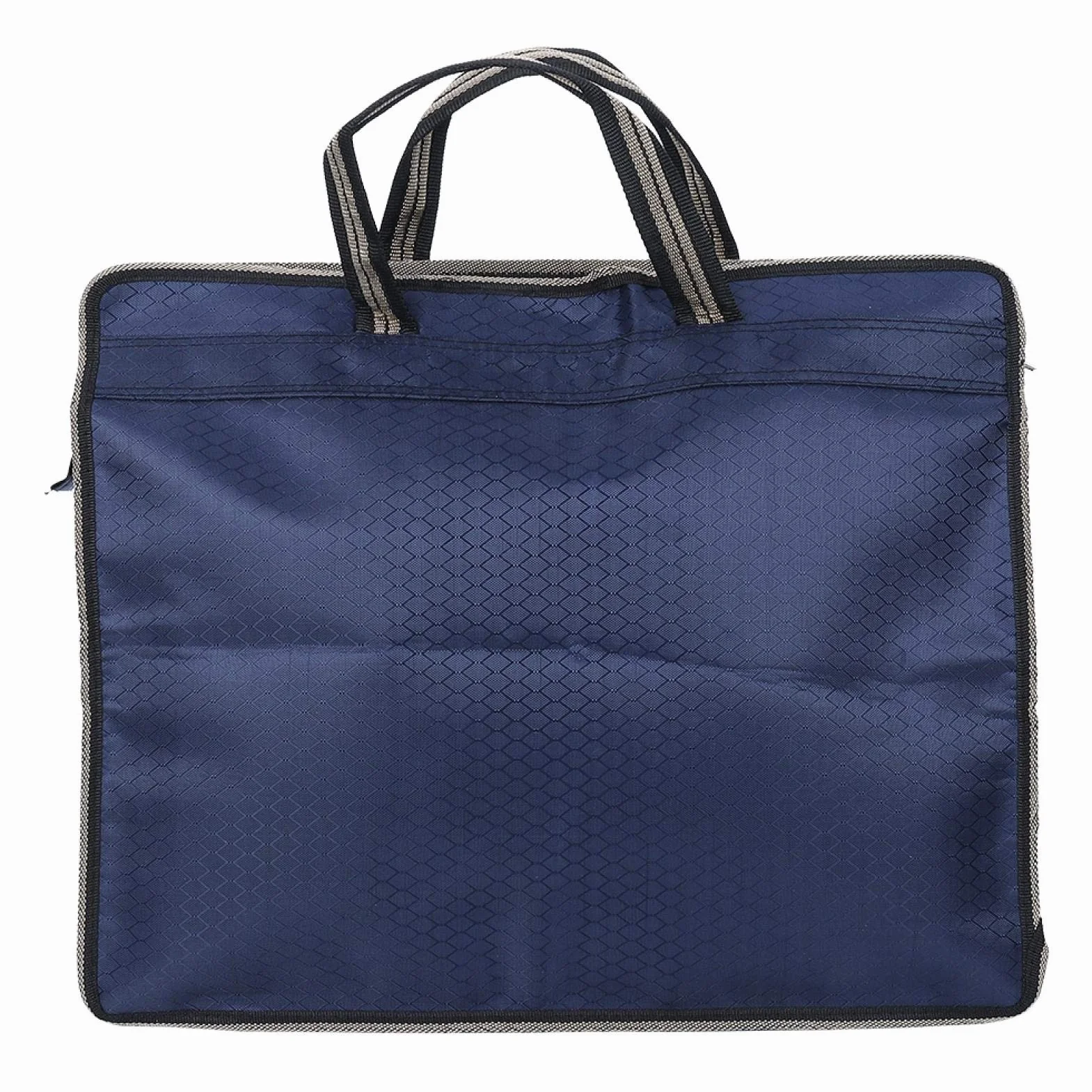 Torba na Dokumenty Biznesowa Oxford Cloth Zapinana na Zamek Niebieski