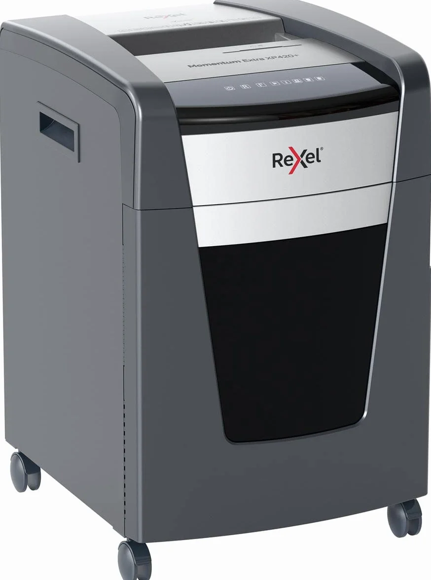 Rexel Niszczarka do Papieru Momentum Extra XP420+, P-4, 21 kartek, 60L
