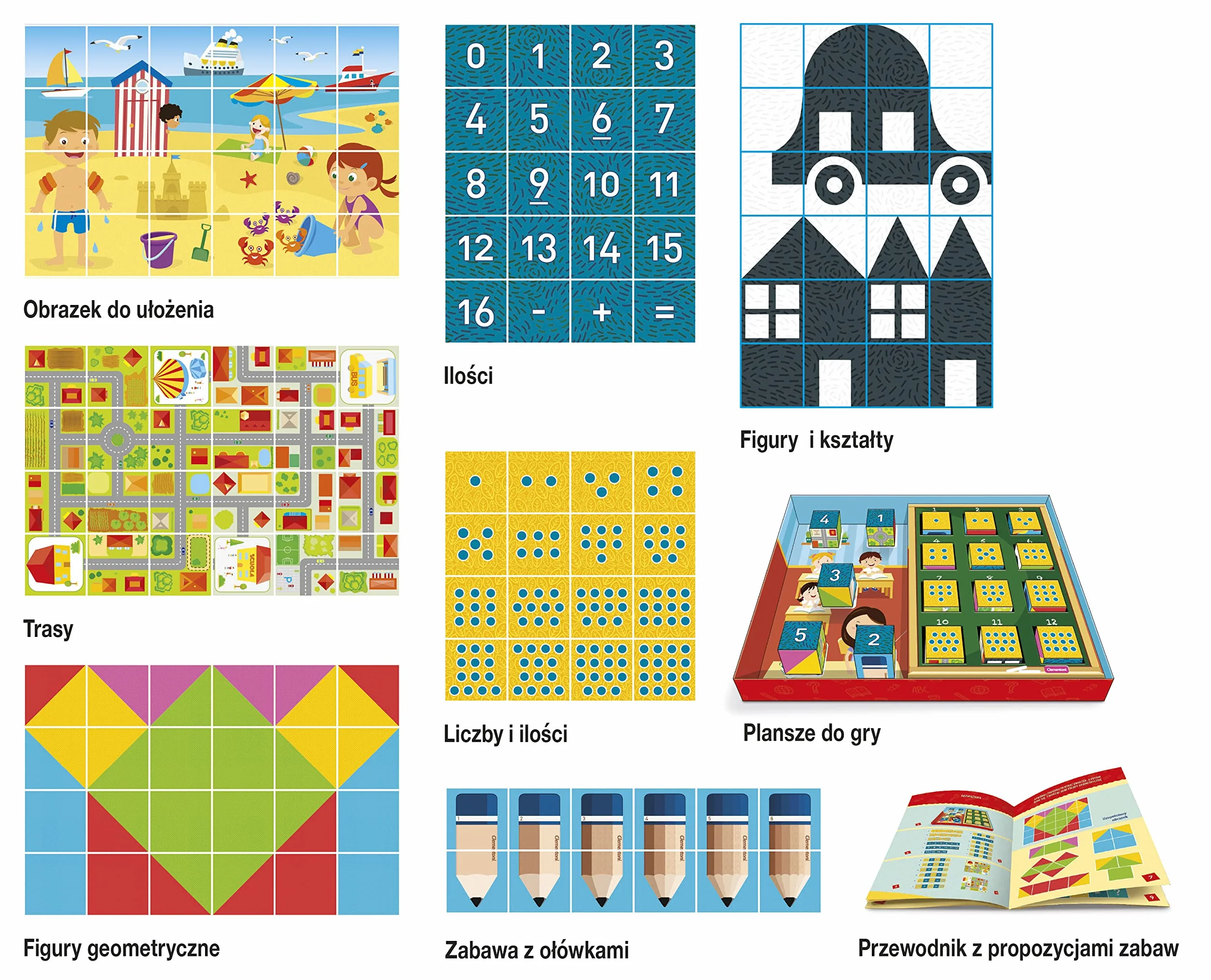 Clementoni - 50607 - Uczę się Bawiąc Matematyka w Kostce dla Dzieci od 5 Lat