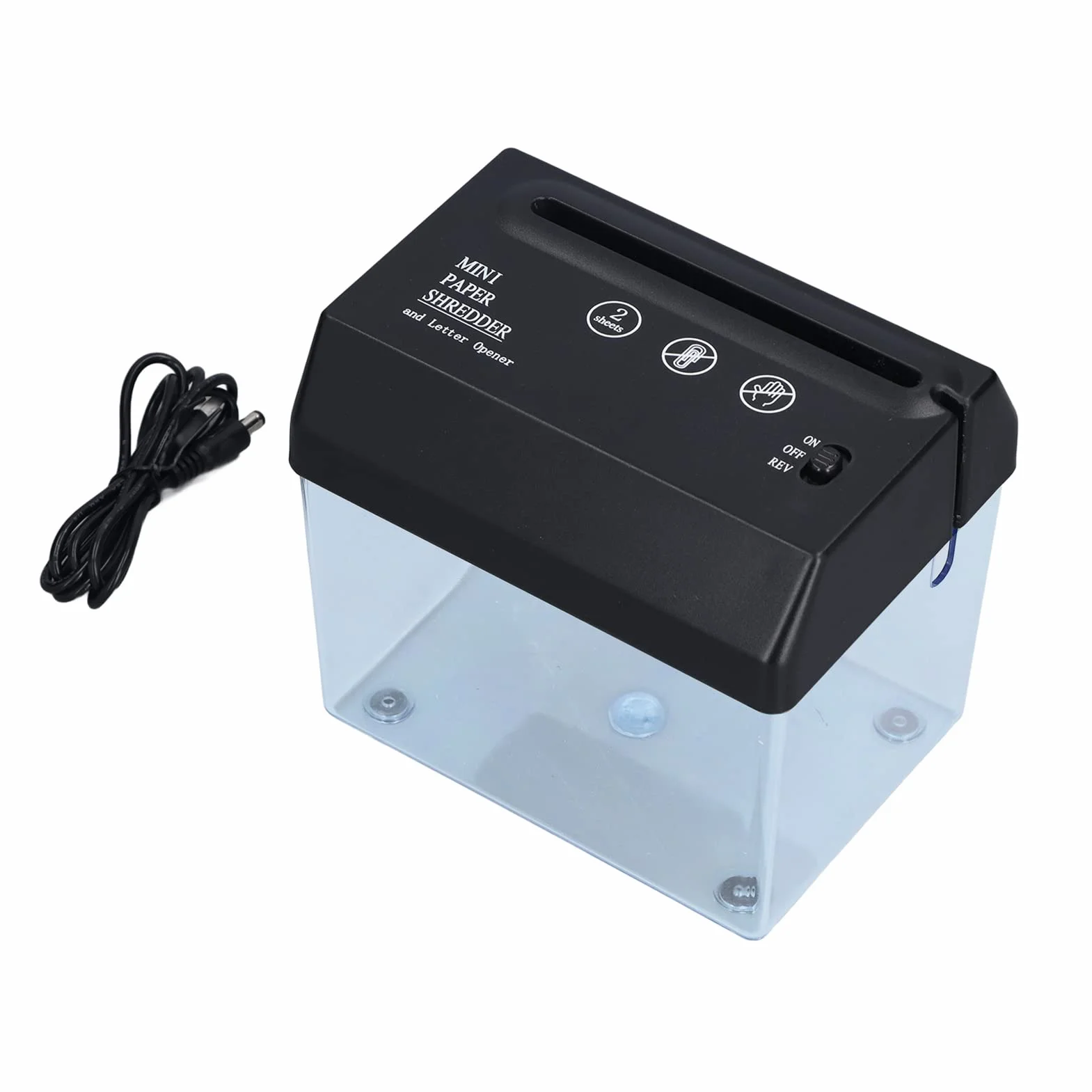 Niszczarka do Papieru | Niszczarka Elektryczna A4/A6 | Niszczarka Dokumentów Papierowych | Narzędzie do Cięcia Papieru do Papeterii Biurowej w Domu | Akumulator USB