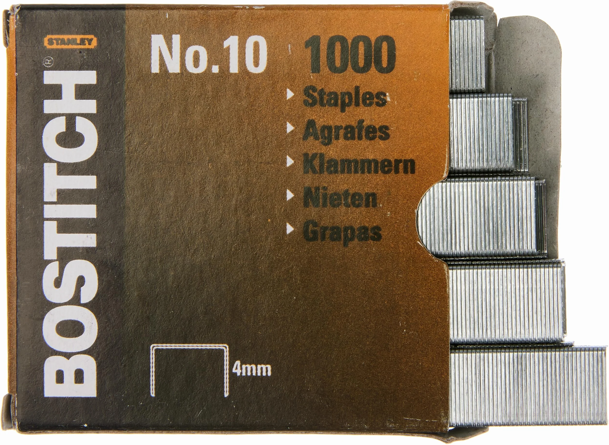 Bostitch NO-10-1M zszywki do HP10, 9x4 mm, 1000 sztuk
