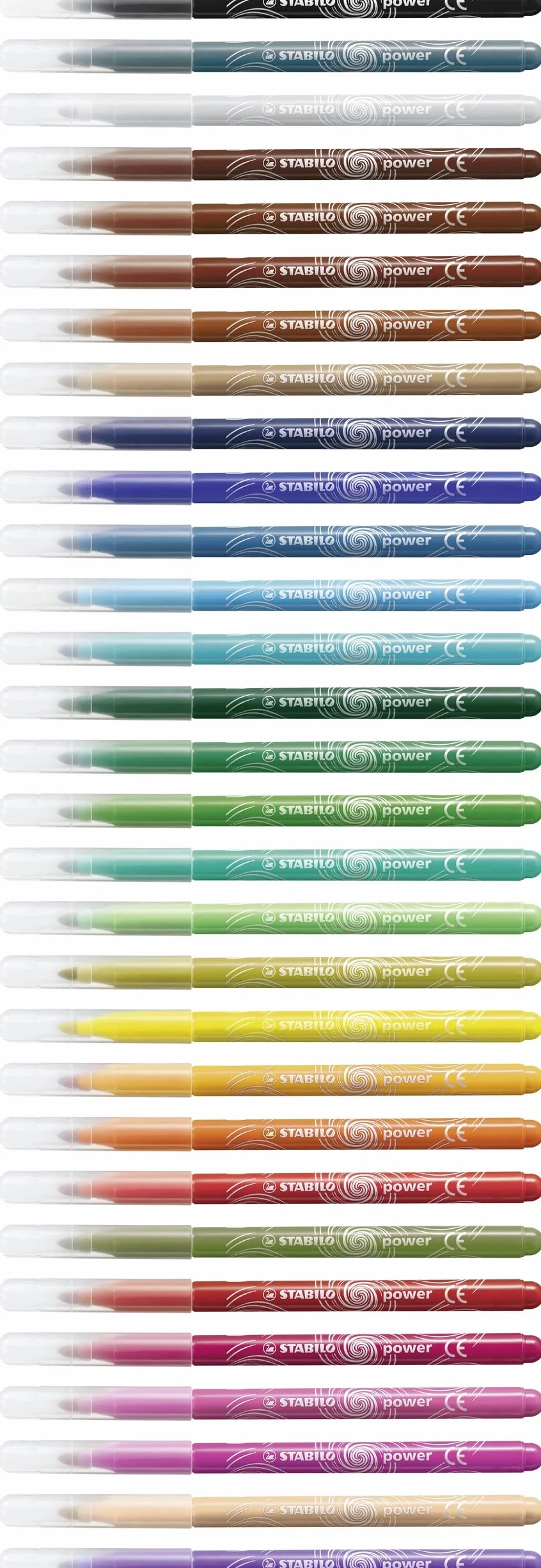 Flamastry STABILO power etui 30 szt.