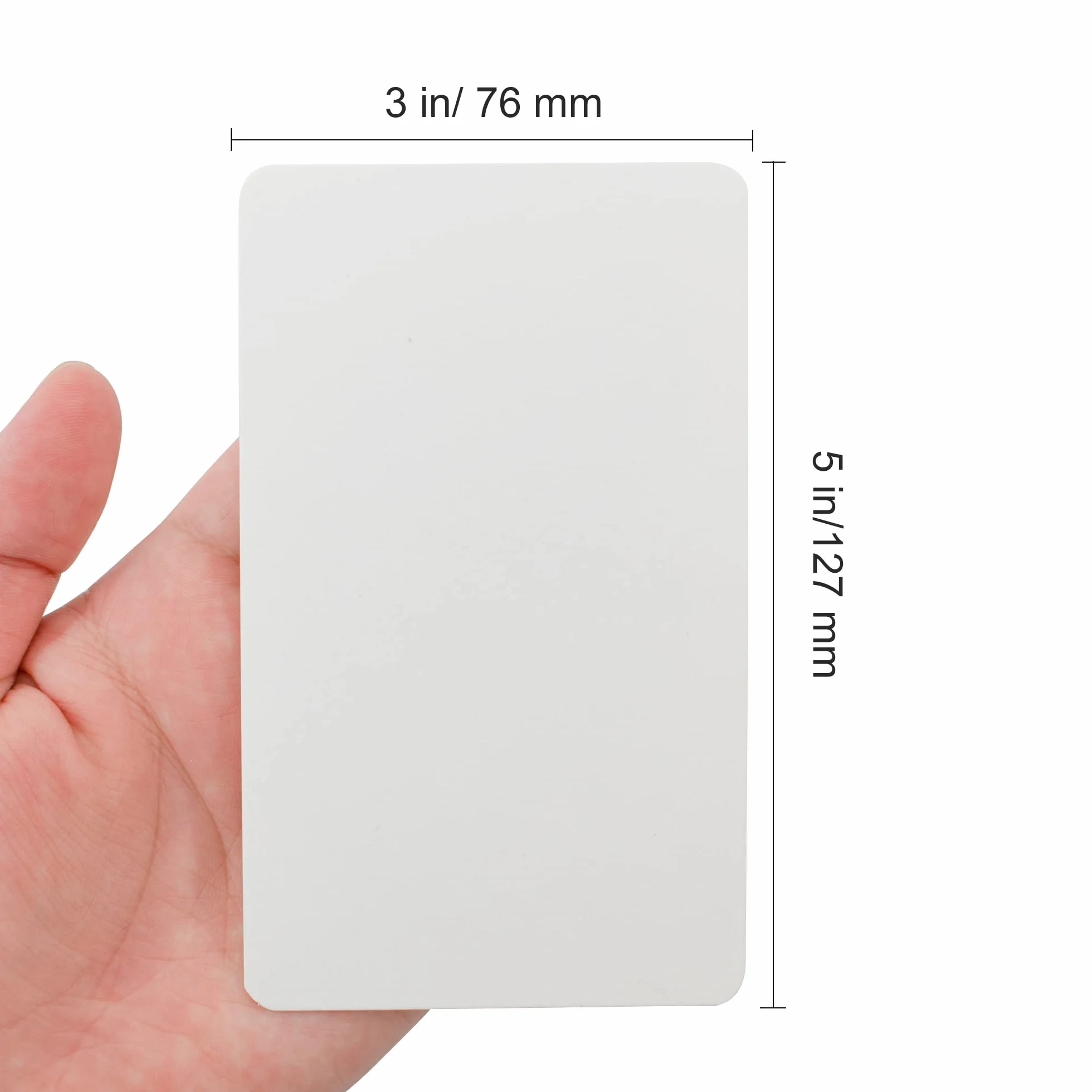 VANRA Puste fiszki indeksowe 7,6 x 12,7 cm 110lb Grube karty do nauki nieliniowane 300 sztuk