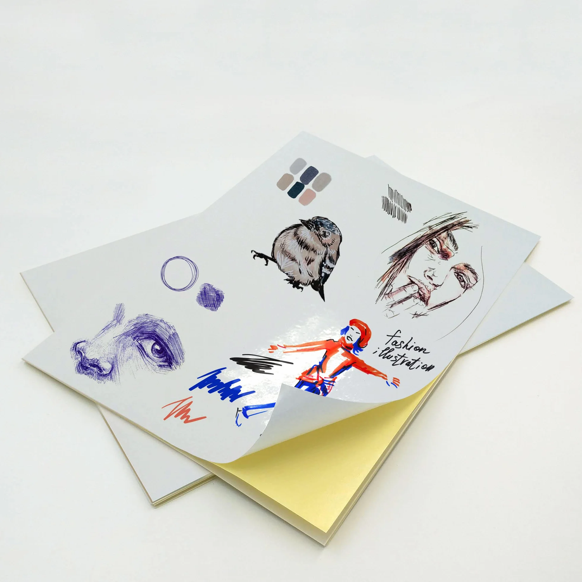 Evergreen Goods Samoprzylepny papier fotograficzny A4, 20 arkuszy, 145 g/m², do druku atramentowego i laserowego, idealny do etykiet, rękodzieła, scrapbookingu, projektów artystycznych DIY