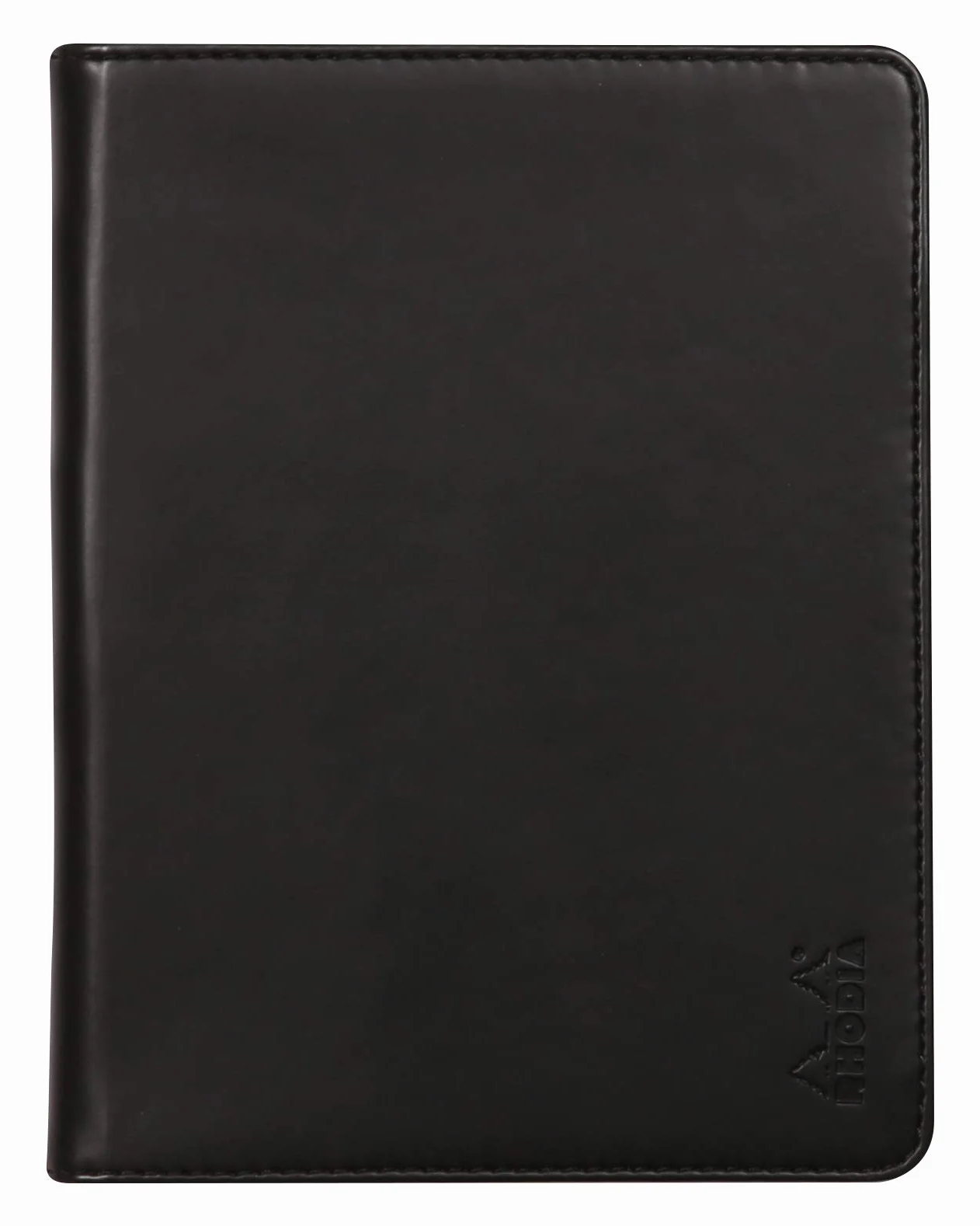 RHODIA 213009C – Teczka na notatnik i dokumenty N°13 Różane Drewno – do notatników i notesów w formacie A6 (10,5 x 14,8 cm) – włoska skóra ekologiczna premium