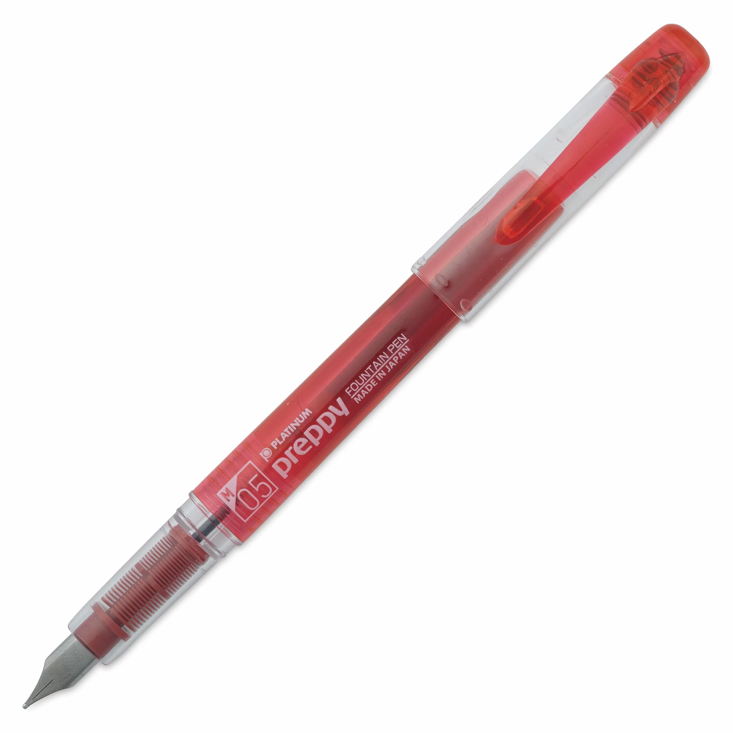 Platinum Preppy Pióro wieczne 05 średnie czerwone