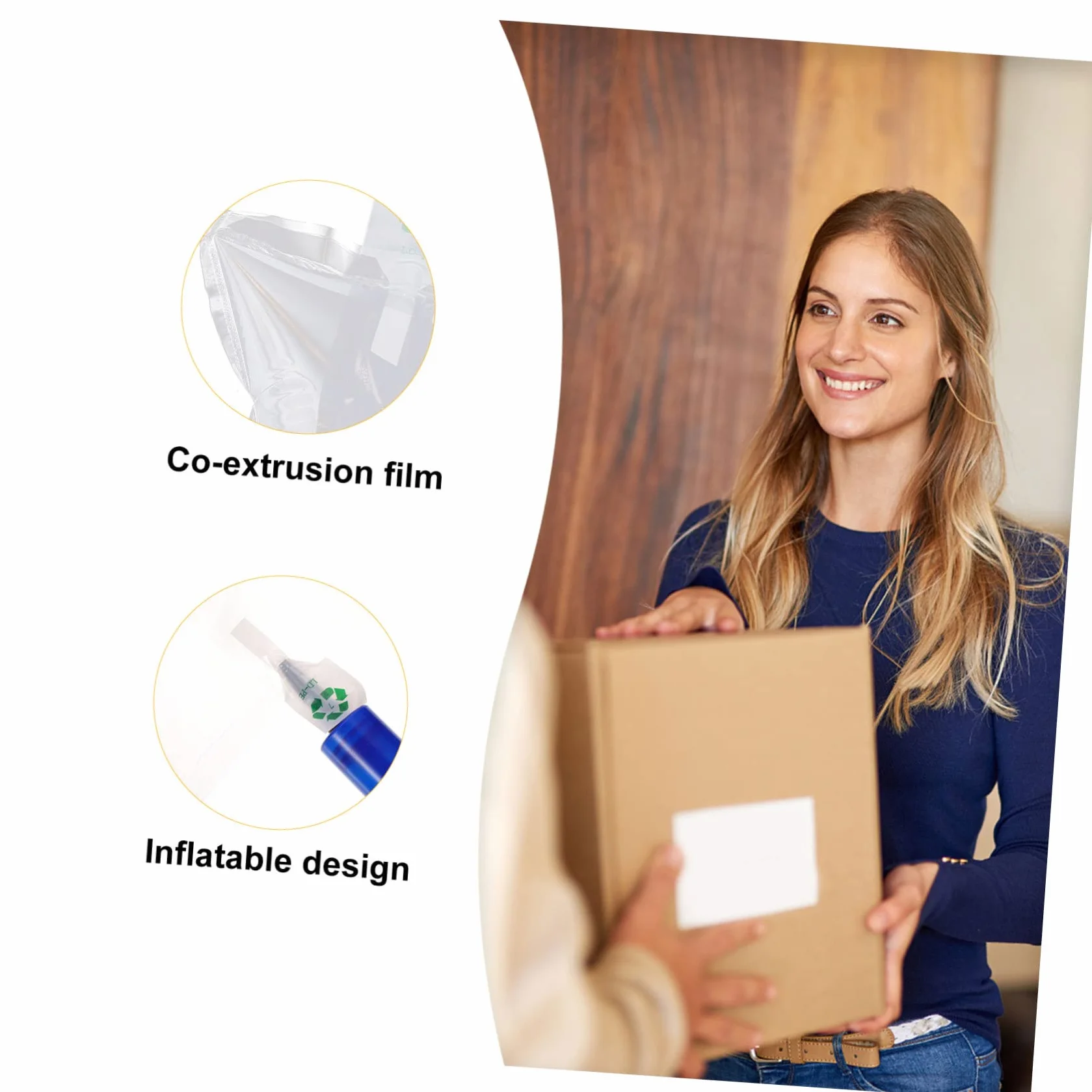 LALAFINA 30 sztuk Wodoodpornych Poduszek Powietrznych Do Pakowania Inflatable Air Bubble Bag Ochrona Przesyłek