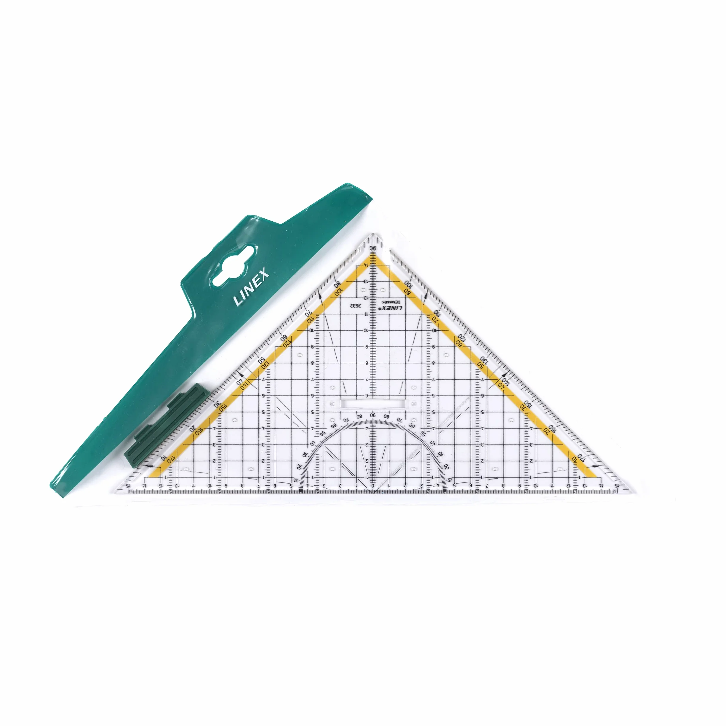 Linex 100414079 Ekierka, Przezroczysty, 30cm