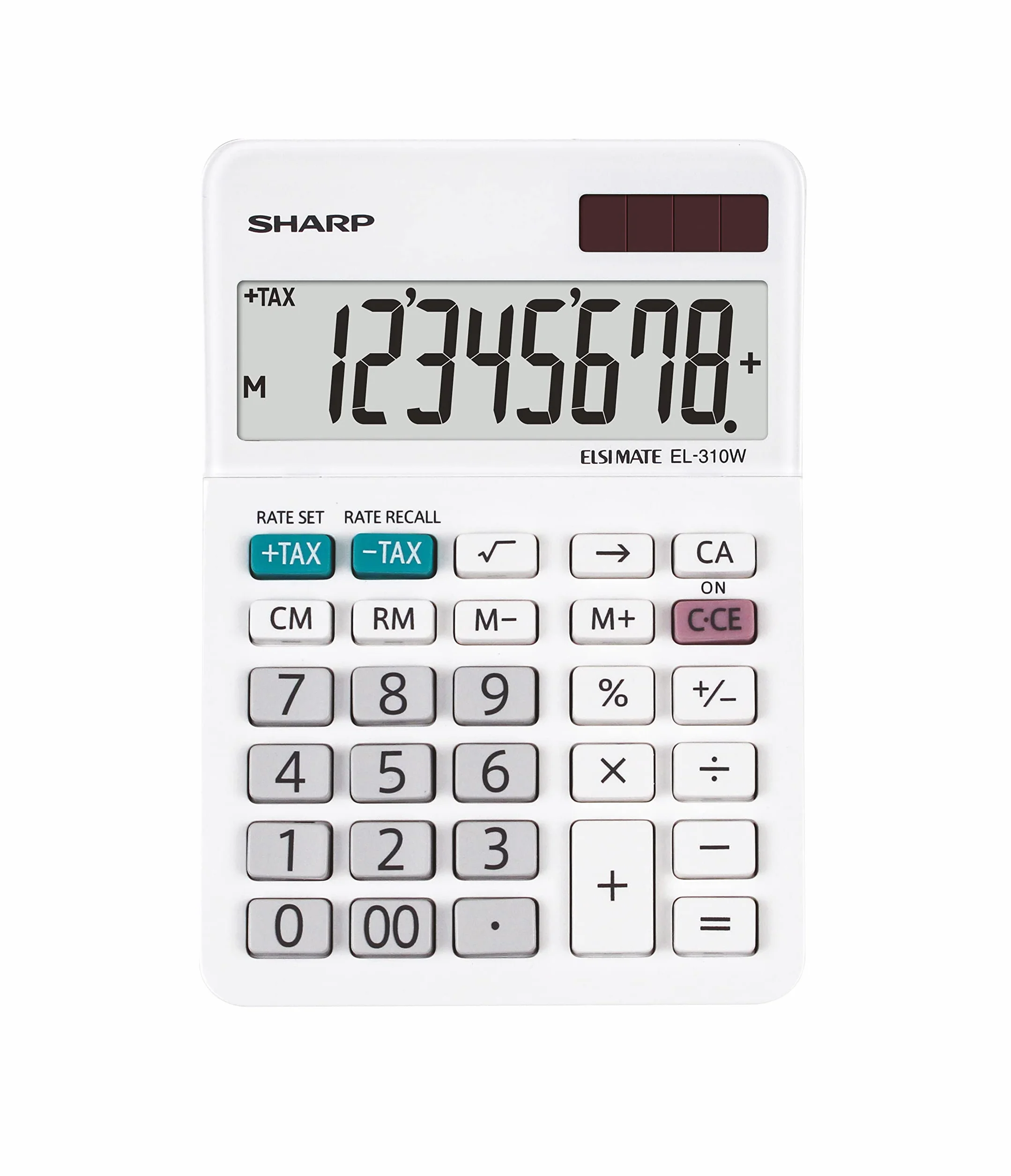 Sharp Kalkulator biurkowy LCD, biały
