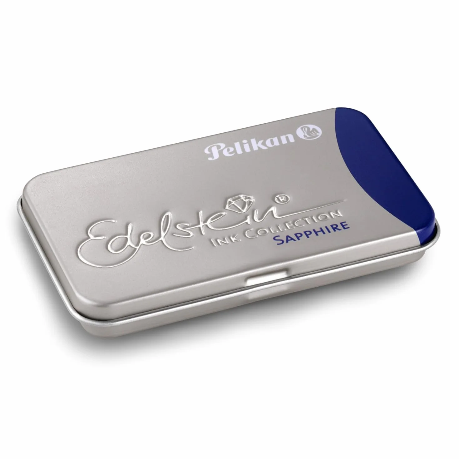 Pelikan® Naboje do pióra wiecznego EDELSTEIN GTP/6 6 sztuk | Wkłady Wymiana Atramentu Tuszu | Intensywny Wyraźny Kolor | Kaligrafia Pisanie ręczne Do szkoły Pracy Biura | Sapphire