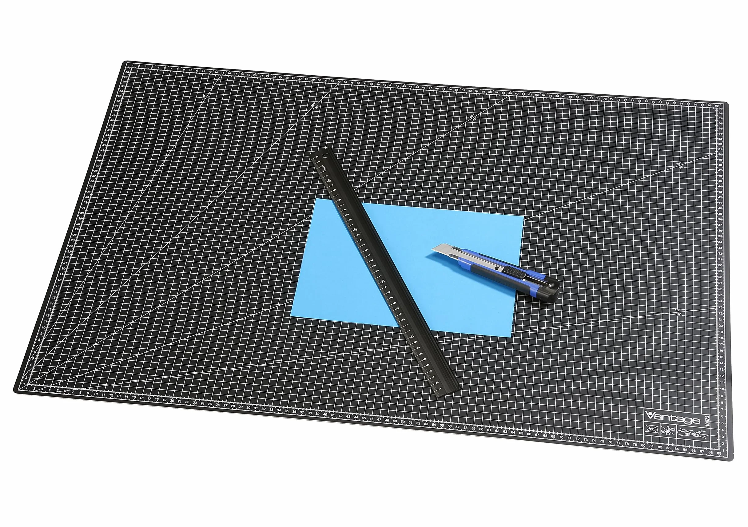 Vantage Mata do cięcia A1 60x90 cm samoregenerująca dwustronna czarna