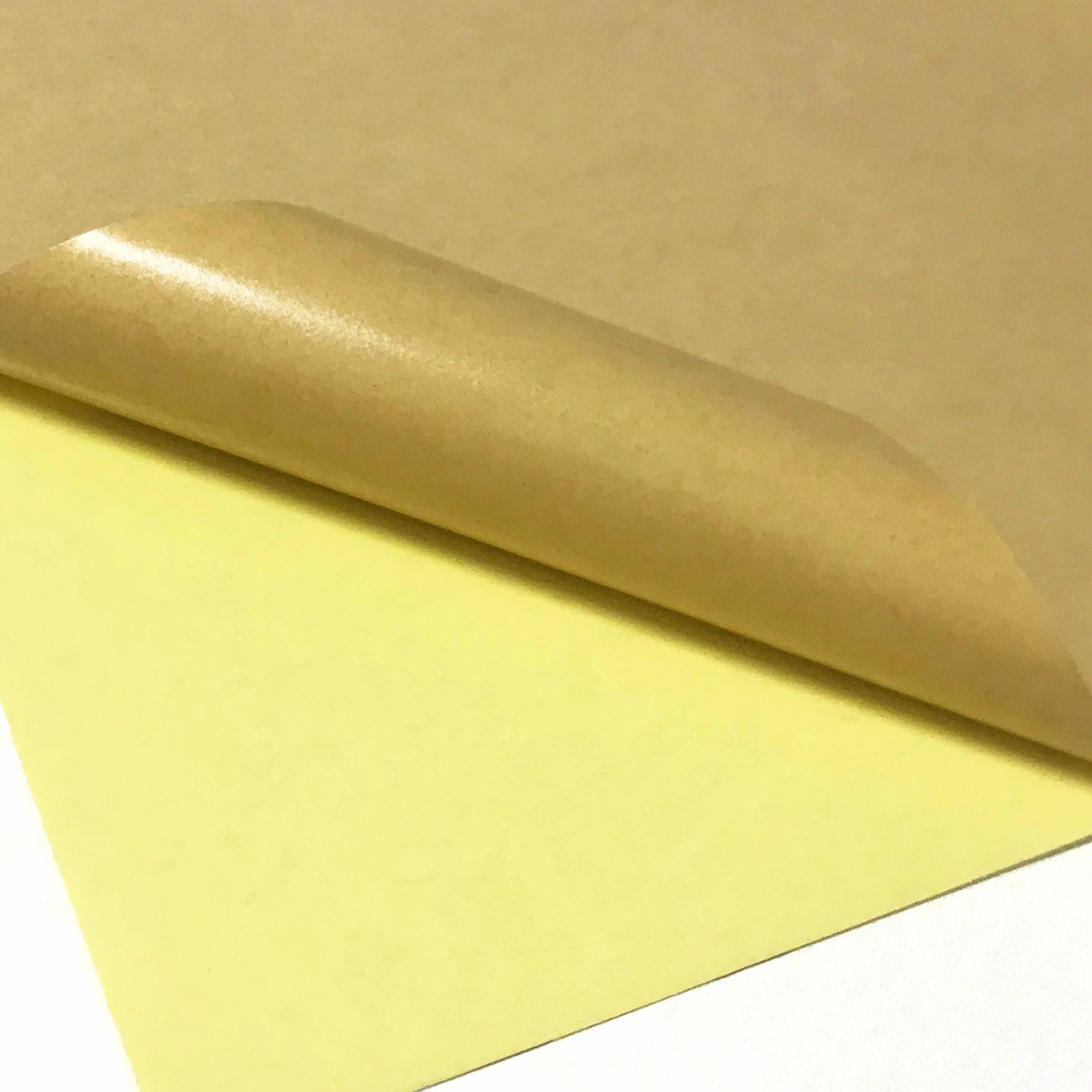 50 Arkuszy - A4 Kraft Brown Naklejki Papierowe Arkusze Etykiet, Druk Laserowy/Atramentowy