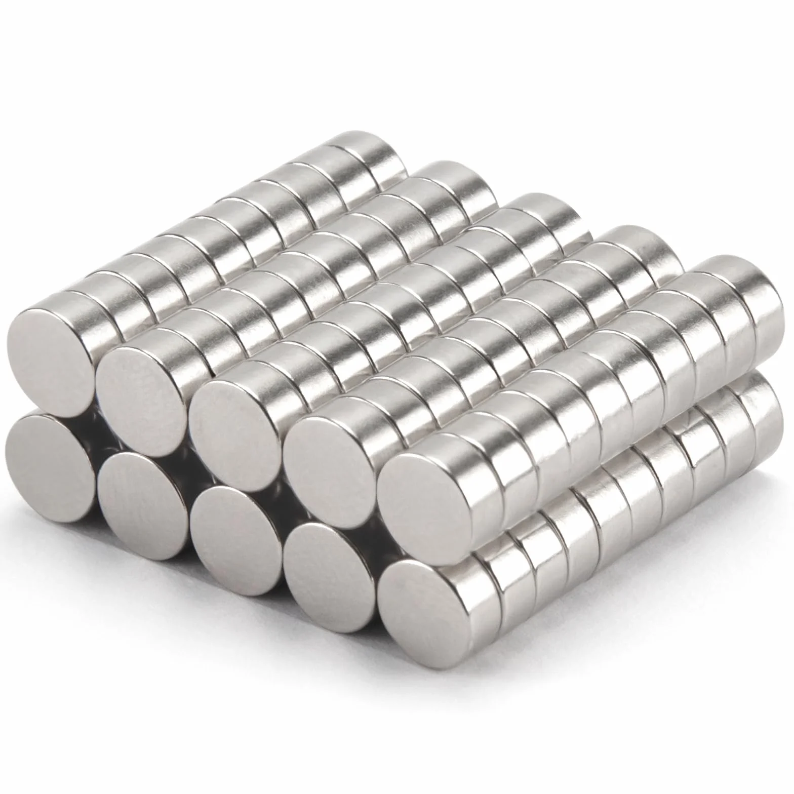 WISYOK Opakowanie 100 mini magnesów 6 mm x 3 mm