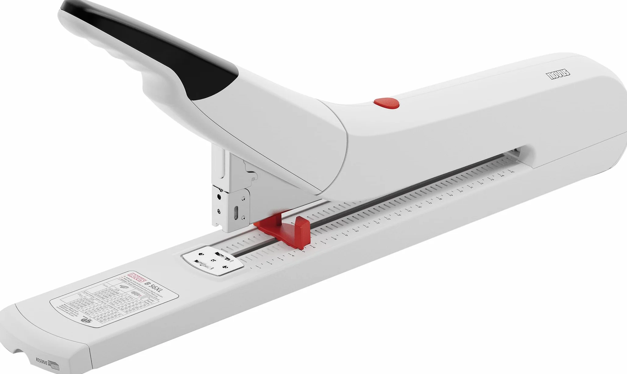 Novus B56 XL Zszywacz z długim ramieniem 20-170 arkuszy głębokość zszywania 24,7 cm