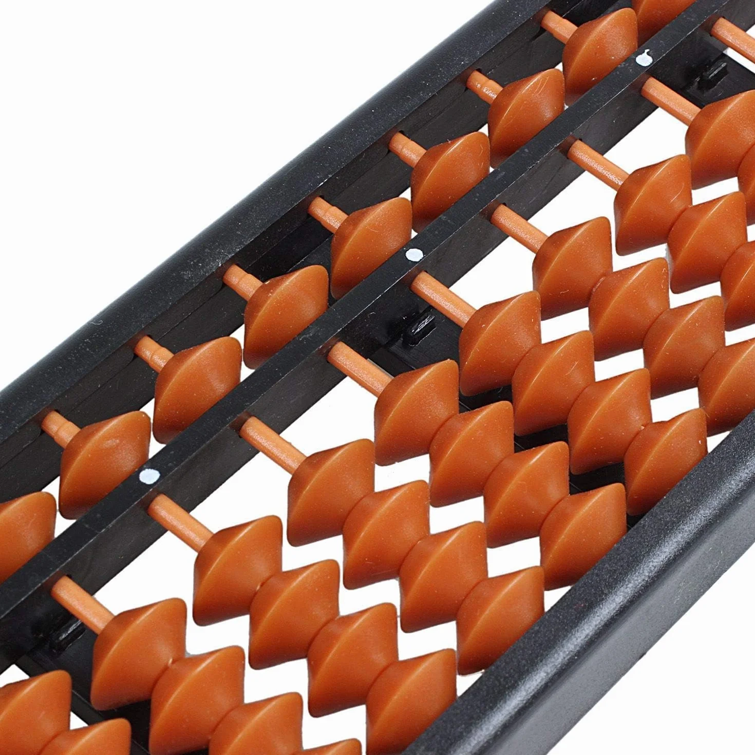 LATRAT Plastikowy Abacus Aritmetyczny Kalkulator dla Dzieci, 17-cyfrowy Retro Drewniany Kwadrat, Chiński Abak Obliczeniowy, brązowy