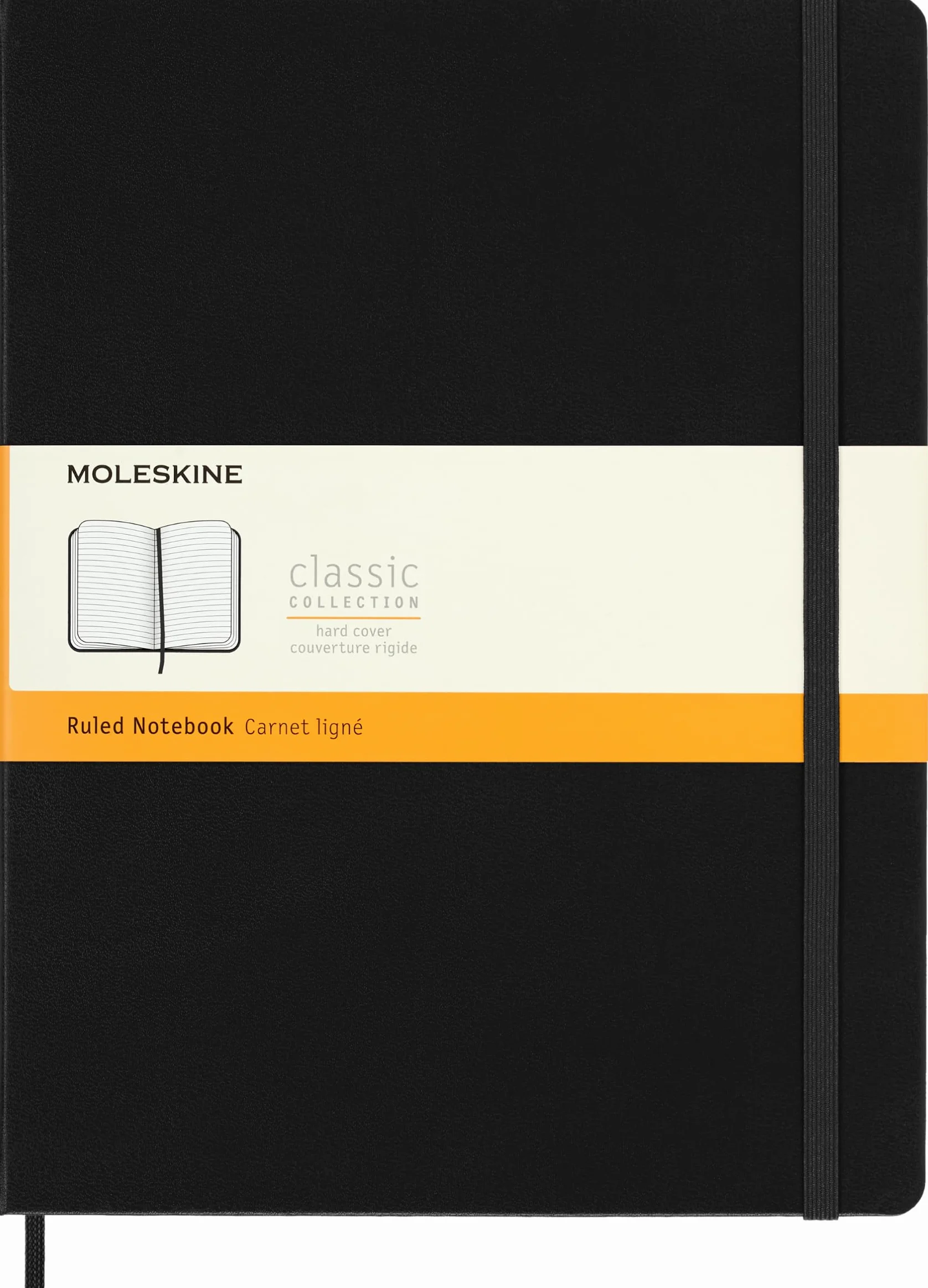 Moleskine Extra Large Ruled Notebook Hard Black