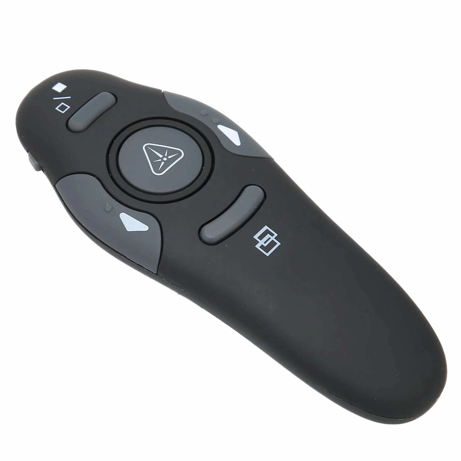Clicker do Prezentacji, Wskaźnik Laserowy RF 2.4GHz Pilot do Prezentacji, Bezprzewodowy Clicker do Prezentacji z ergonomiczną konstrukcją do Prezentacji PowerPoint