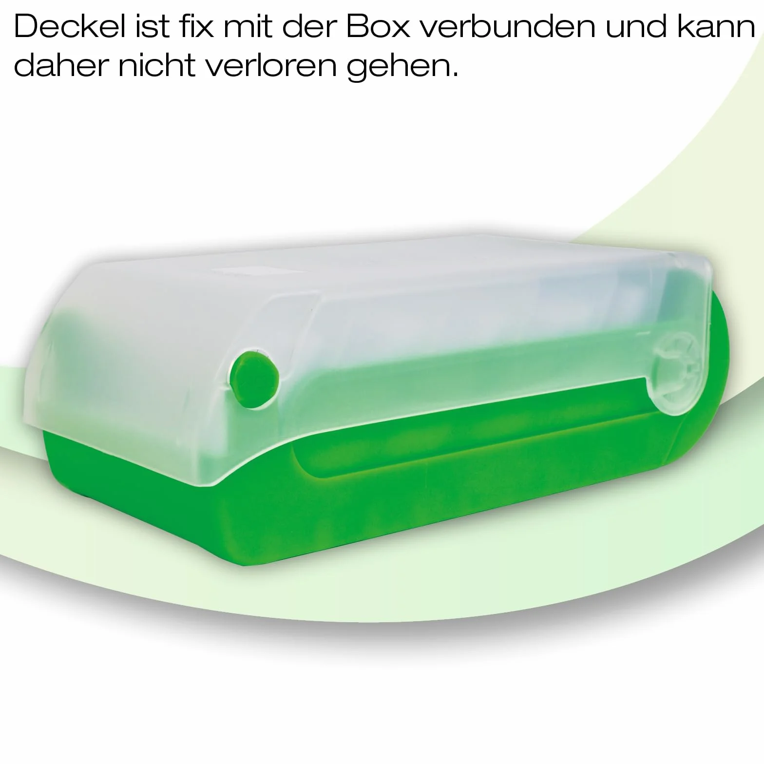 TimeTEX - Pudełko na fiszki z wytrzymałego tworzywa sztucznego, A8, półprzezroczyste, z wsuwaną pokrywką, 5 przegródek, 20 x 9 x 6,5 cm, kolor: zielony
