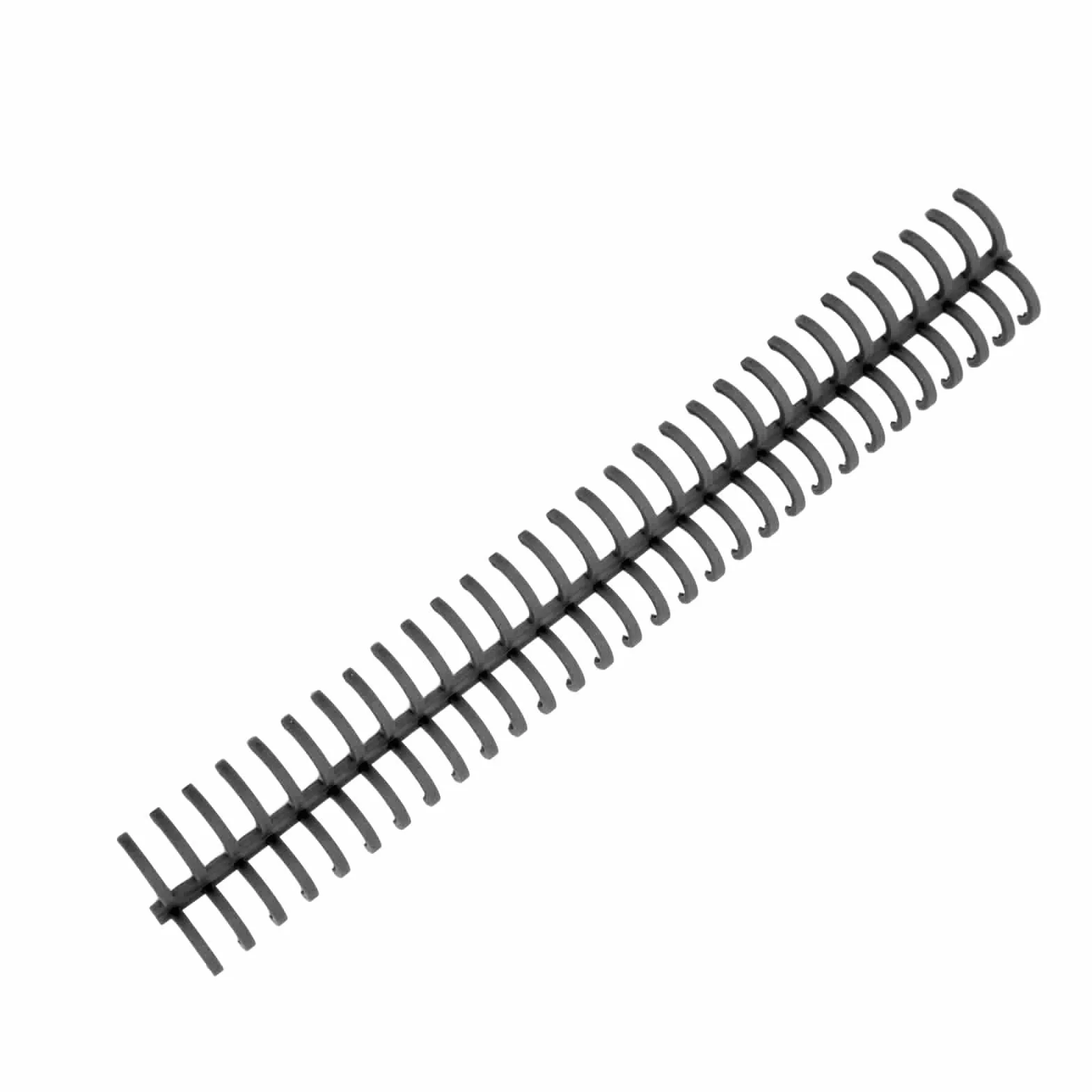 Cewka do Oprawy Spiralnej 16mm 30 Otworów 130 Arkuszy z Plastikowymi Grzbietami (BLACK)
