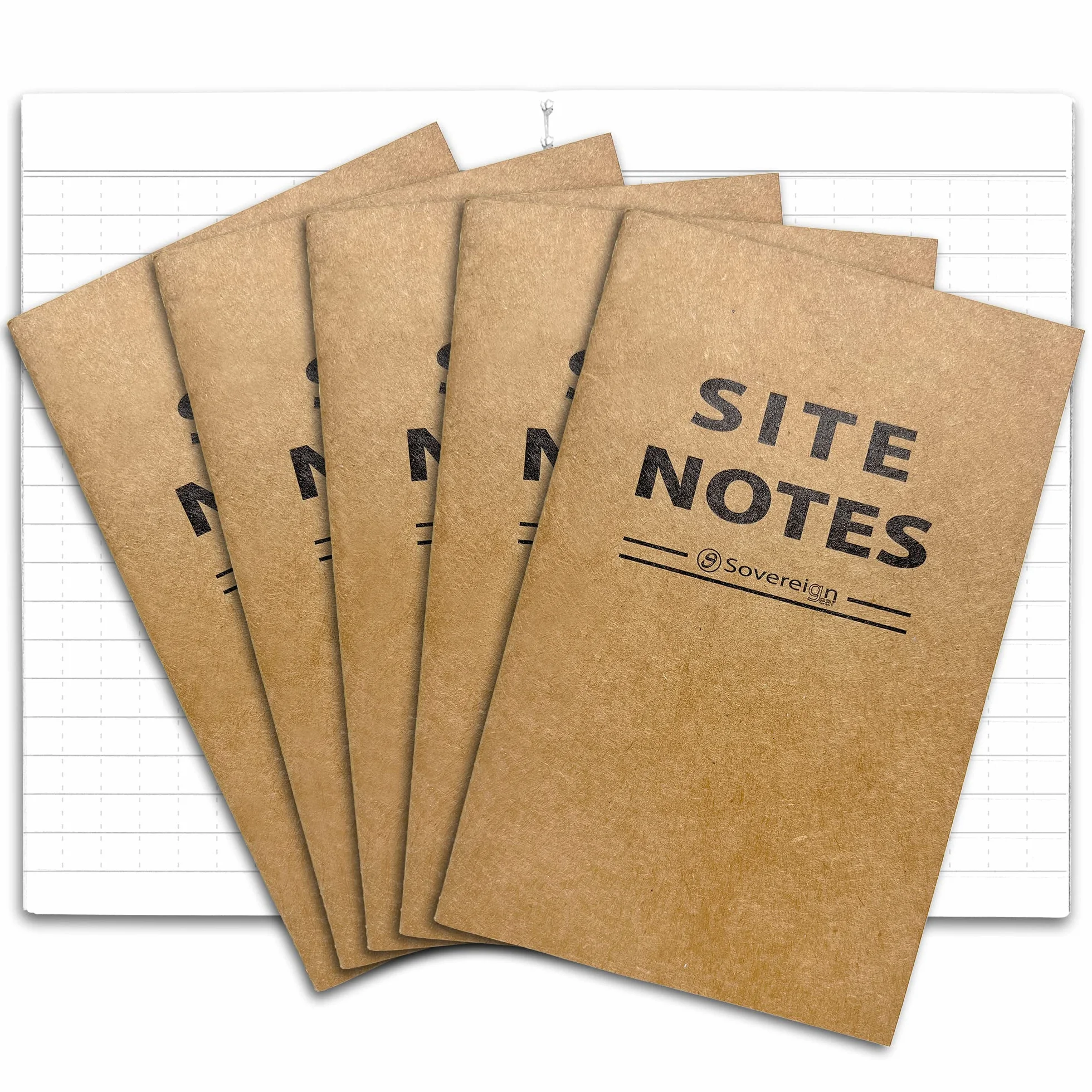 Notatniki terenowe 5 sztuk 9x14 cm biały wkład papieru zszyty