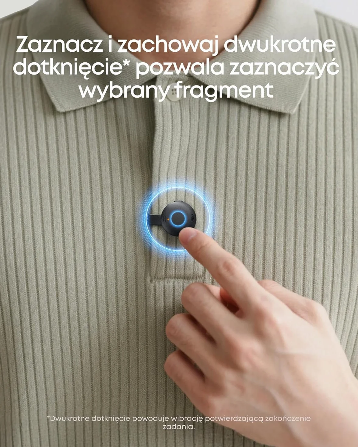 Anker soundcore Work Przenośny dyktafon 64 GB z transkrypcją AI MFi